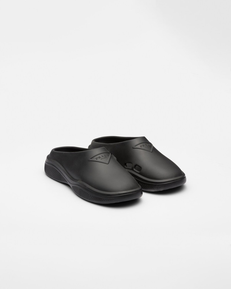 Prada Foam rubber mules outlook