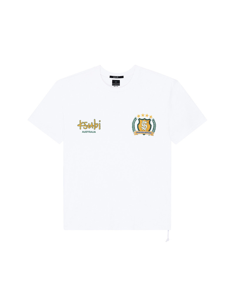 AUS EKCESS SS TEE TRU WHITE 4