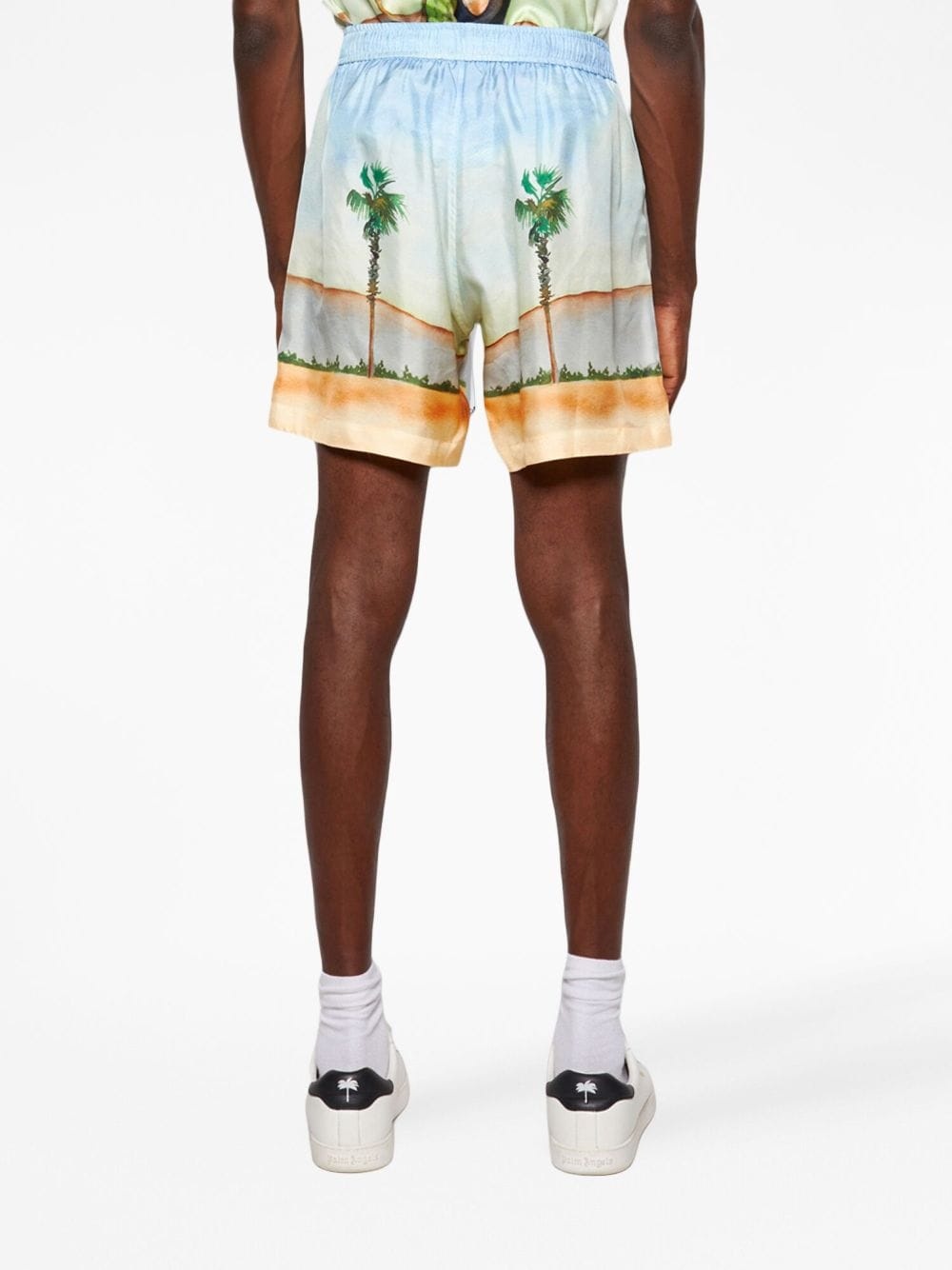 Dinosaur Webster palm-tree shorts - 5