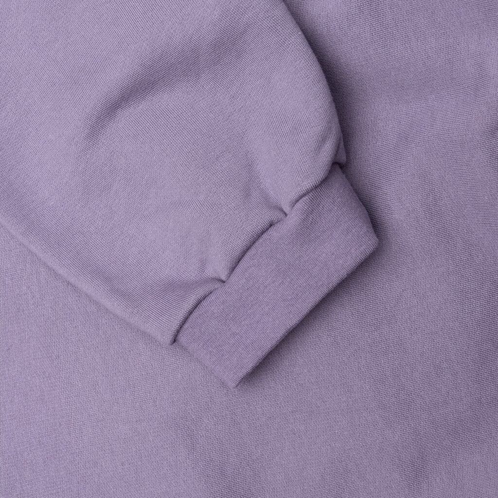 HEAVY FLEECE CREWNECK - LAVENDER - 5
