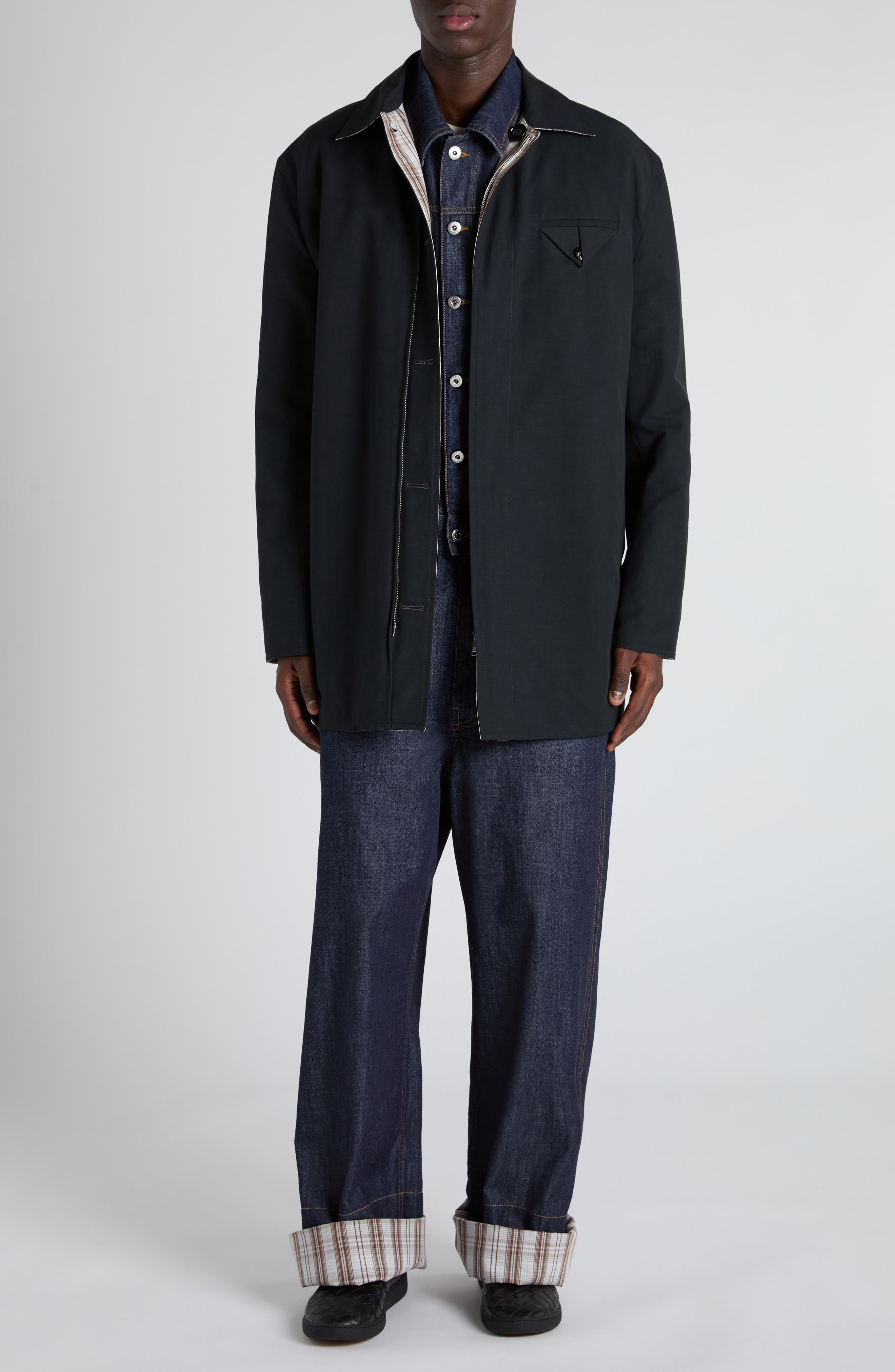 Bottega Veneta Denim Overalls in 4245 Indigo at Nordstrom - 2