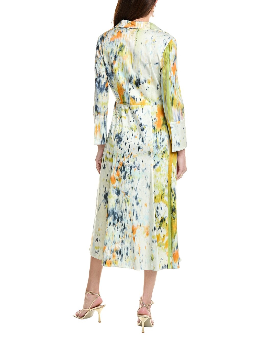 Oscar de la Renta Abstract Shirtdress - 2