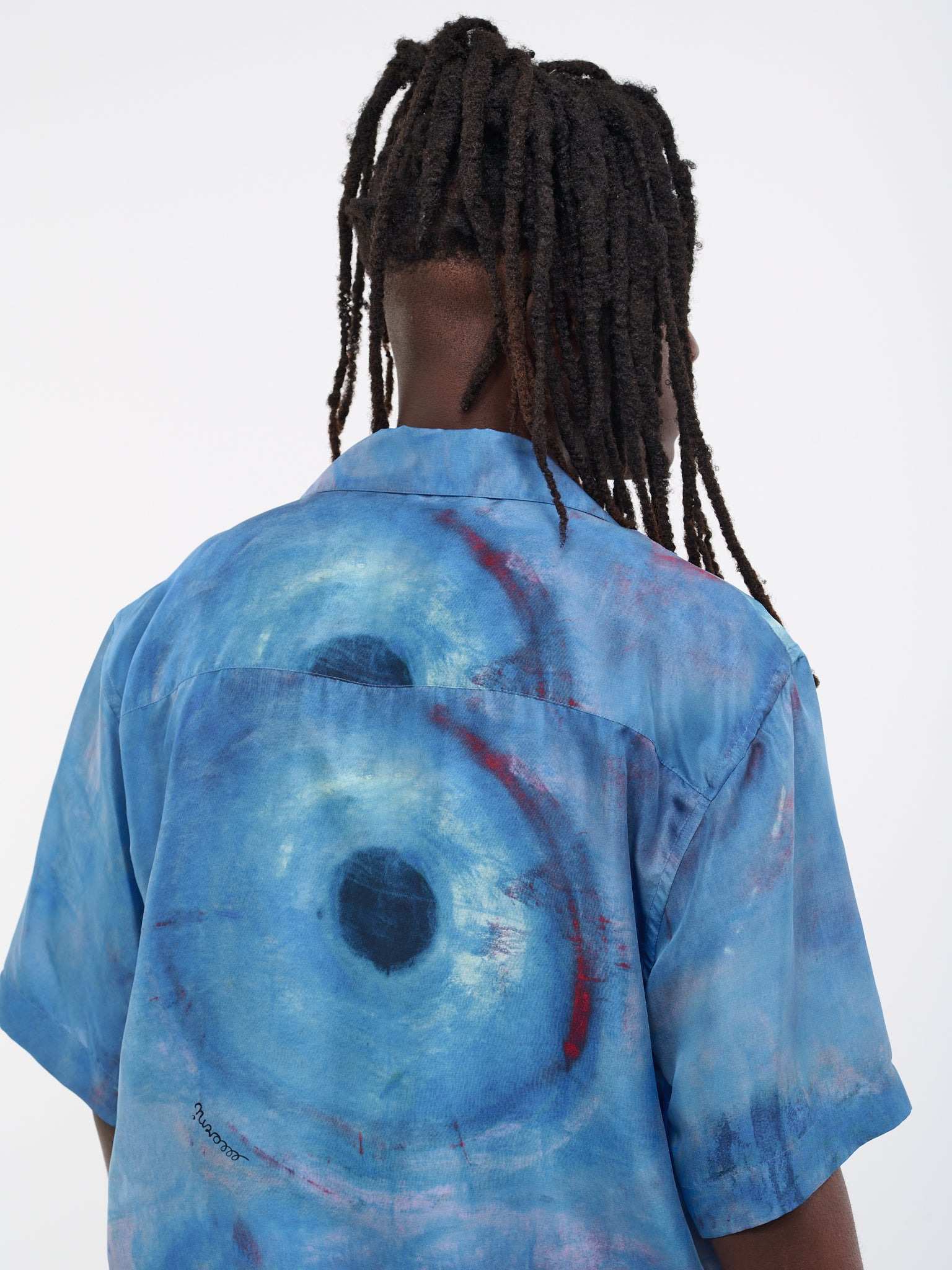 Buchi Blu Bowling Shirt - 5