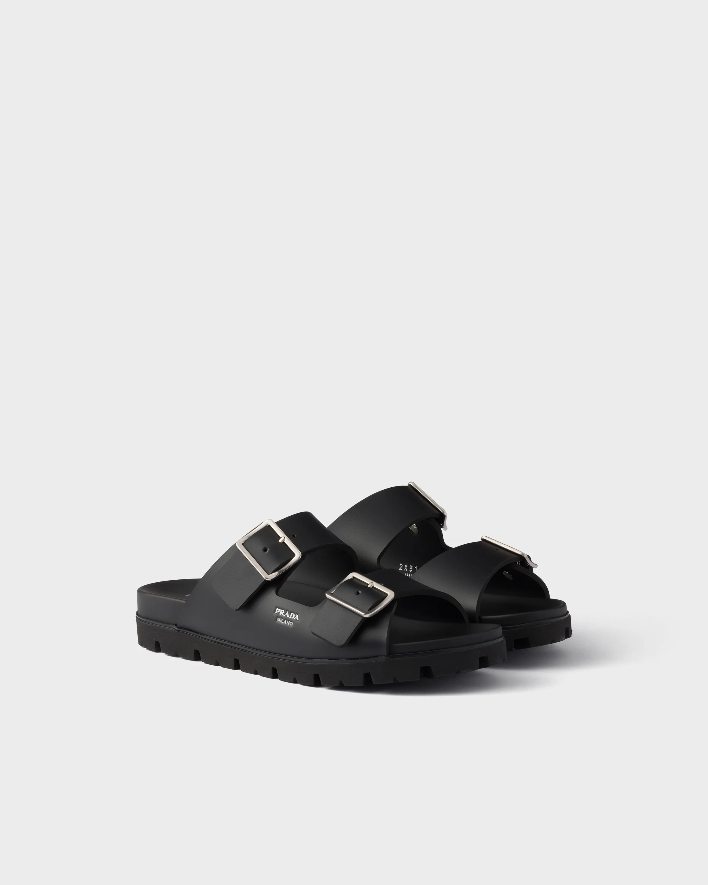 Rubber strap sandals - 1