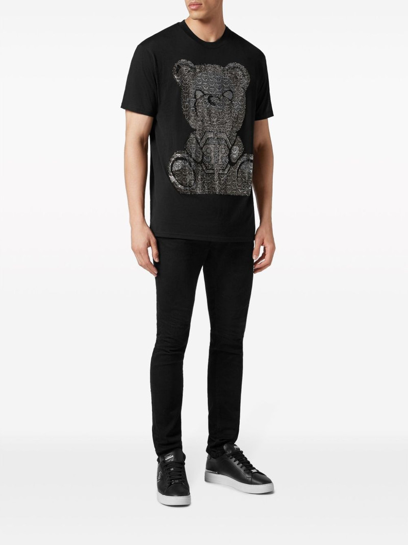 PHILIPP PLEIN 3D Teddy embellished T-shirt outlook