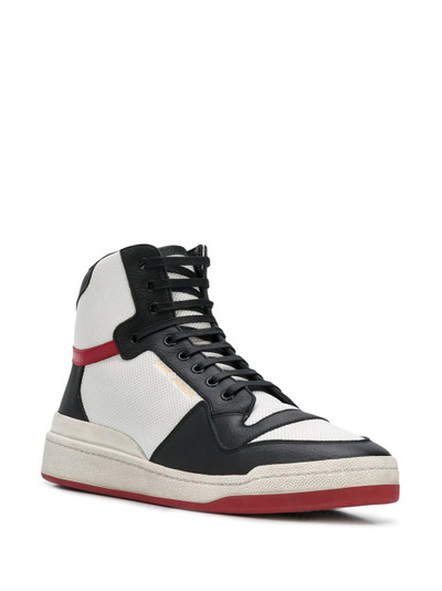 SAINT LAURENT SL24 panelled high-top sneakers outlook