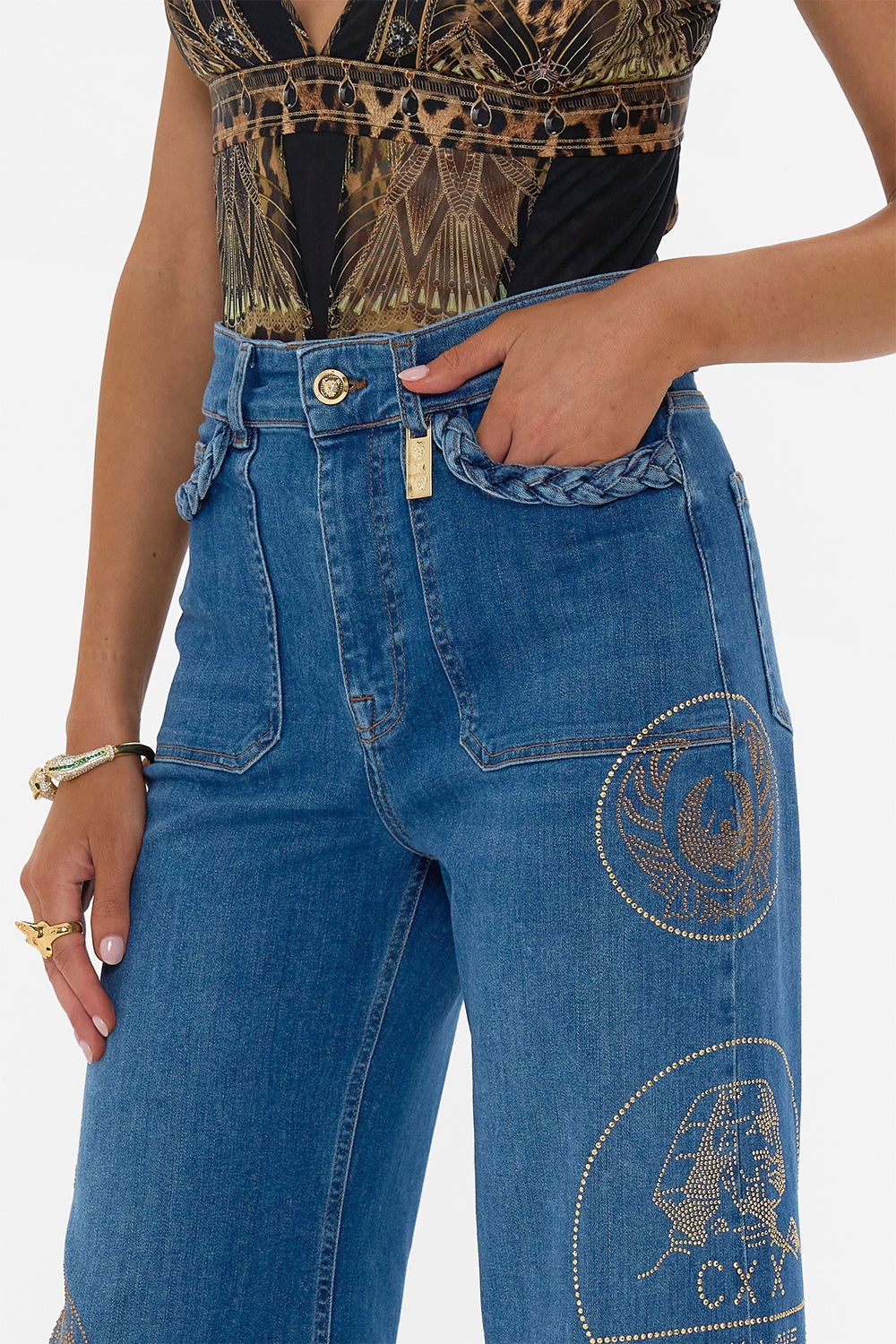 JENNA SOUL SEEKER HIGH WAISTED FLARE - 3