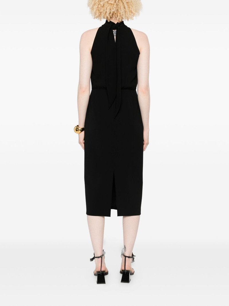 halterneck sheath midi dress 4