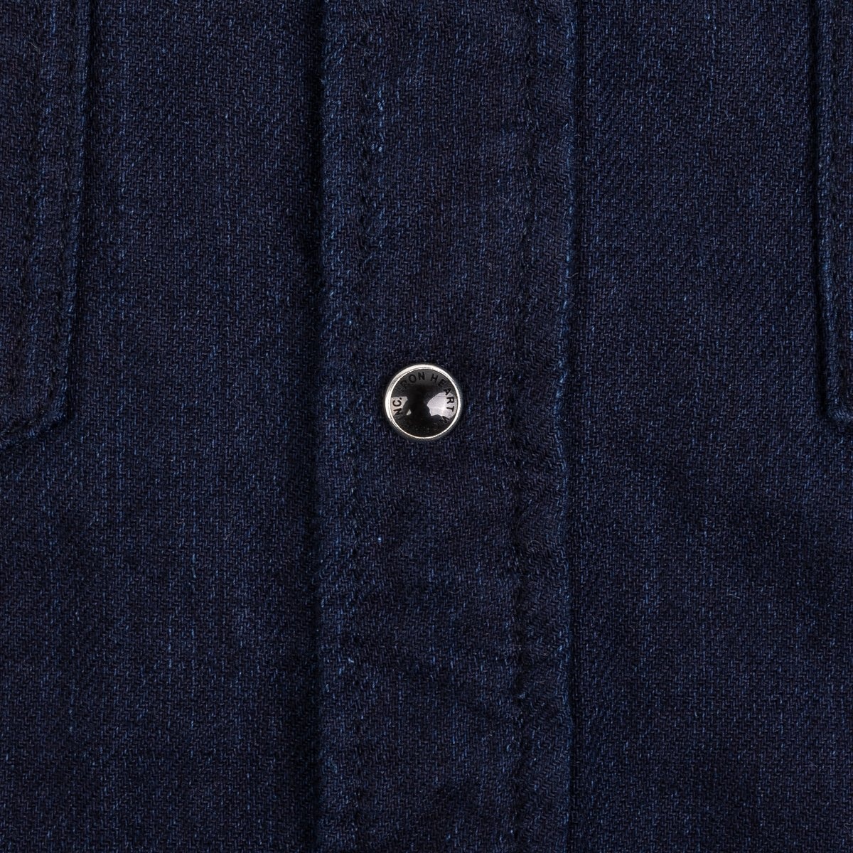 IHSH-347-IND 10oz Double Cloth Denim CPO Shirt - Indigo - 10