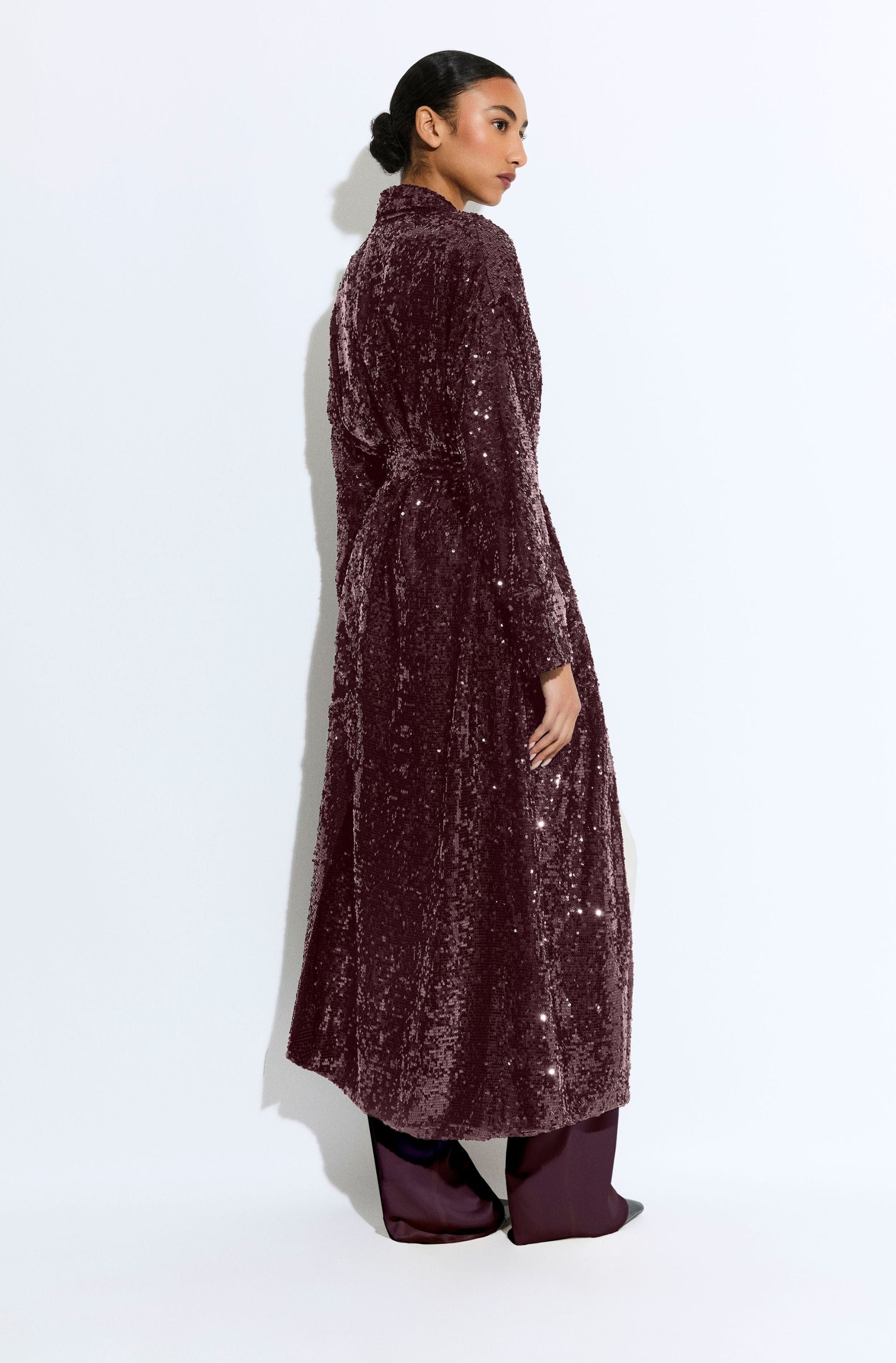 Sequin Duster Coat - 4