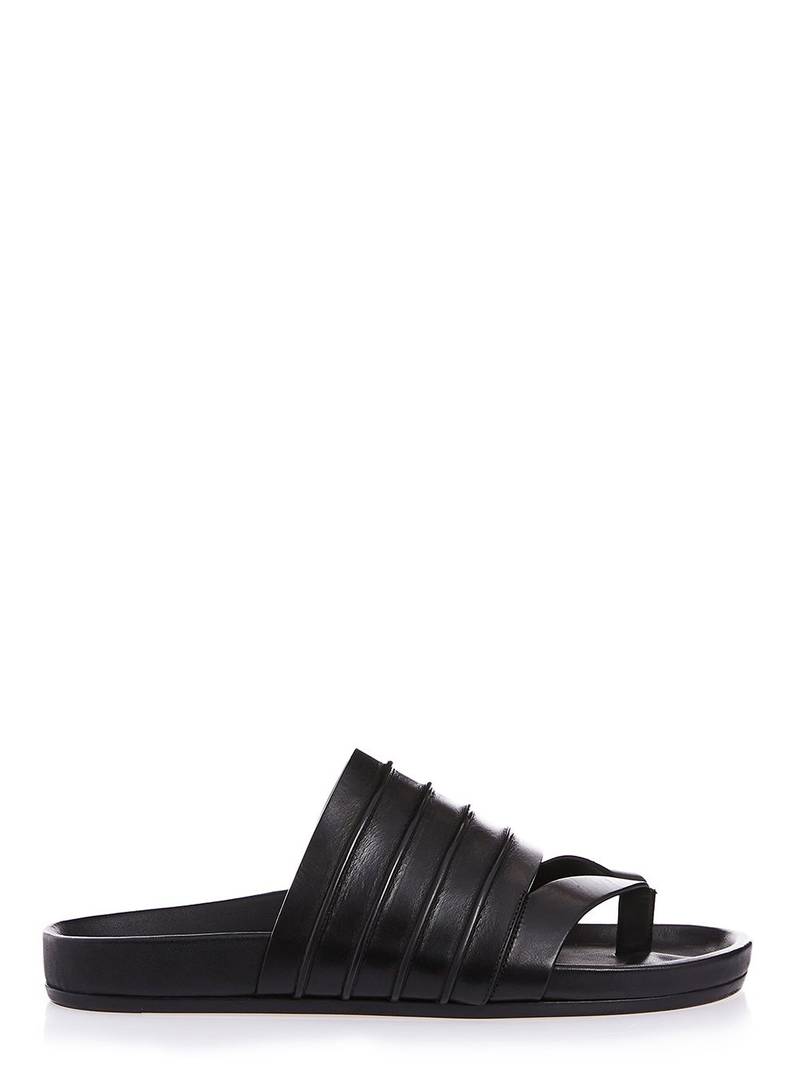 Ruhlmann Granola Ribbed Leather Sandals 1