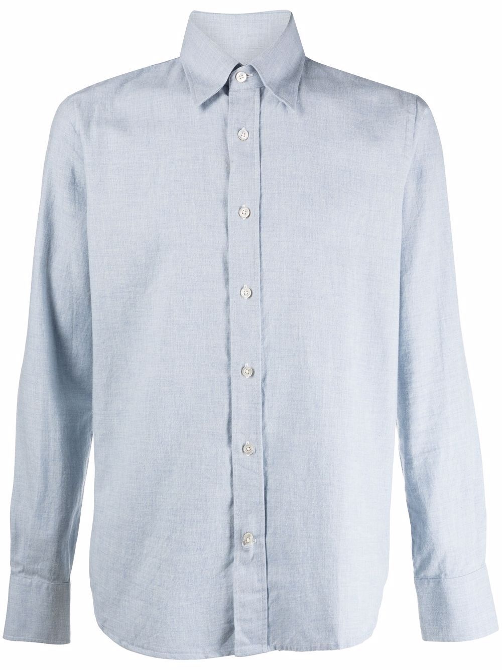 long-sleeve cotton shirt - 1