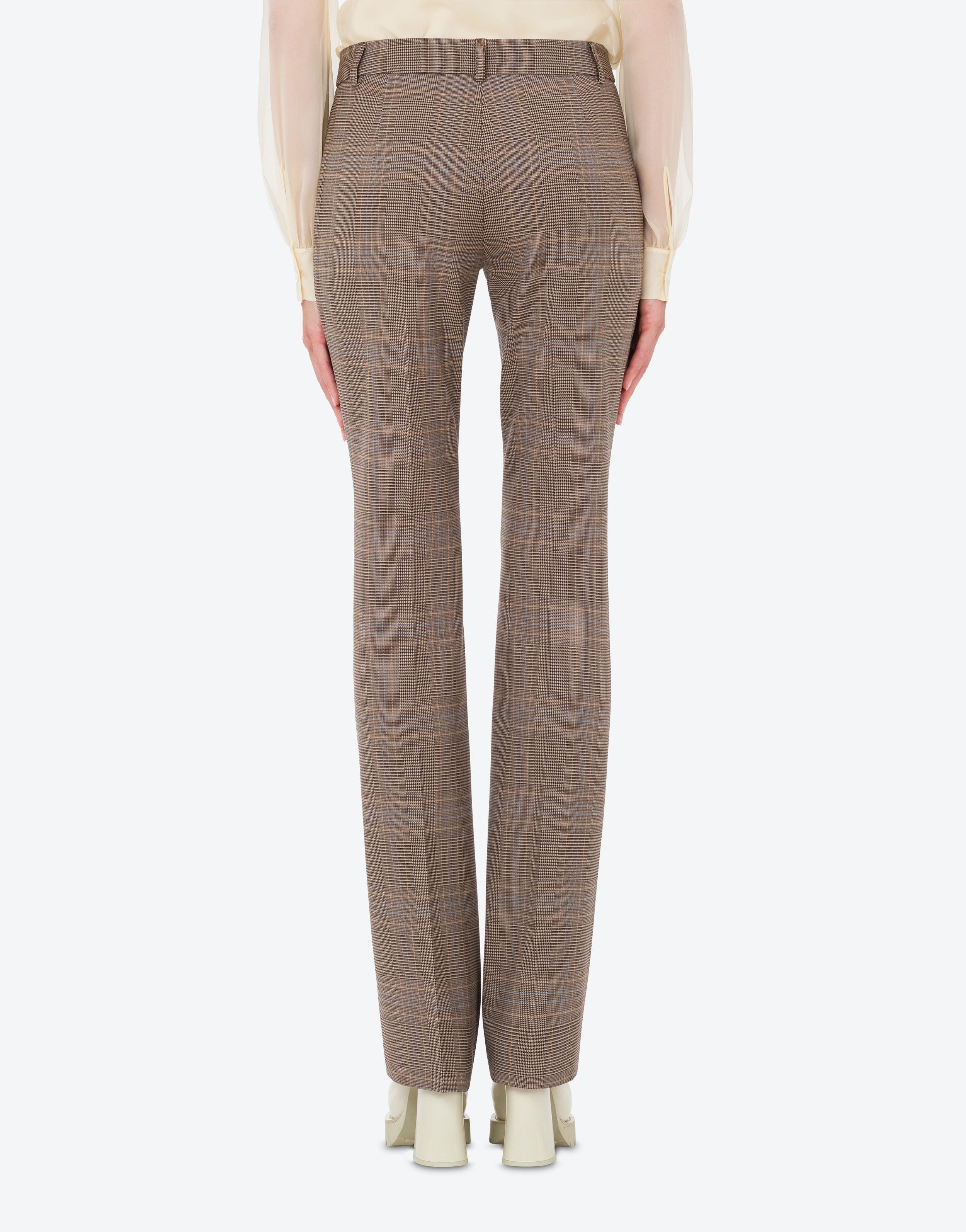 GLEN PLAID TROUSERS - 3