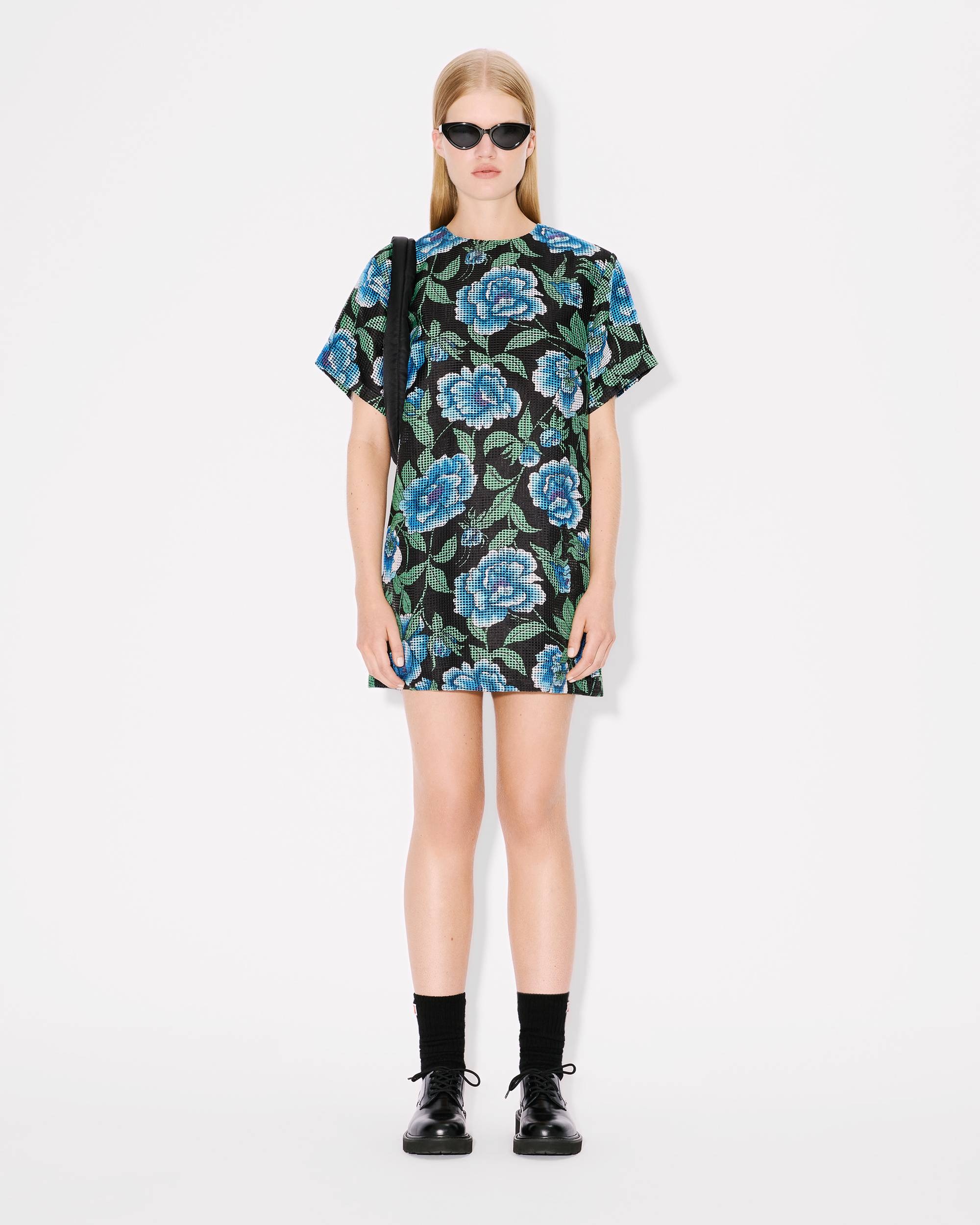 'KENZO Peonies' T-shirt dress - 3