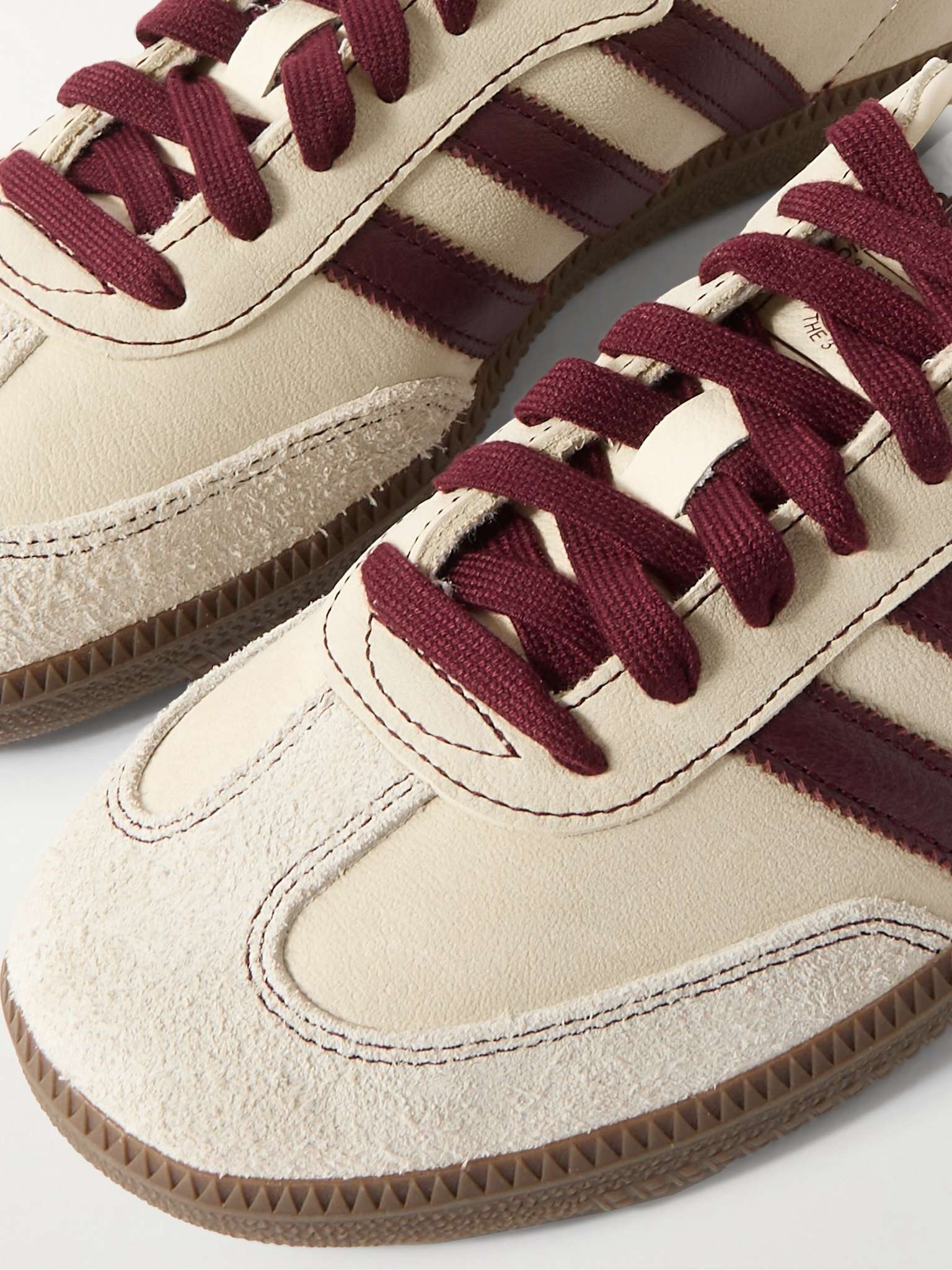 Samba OG Suede-Trimmed Leather Sneakers - 6