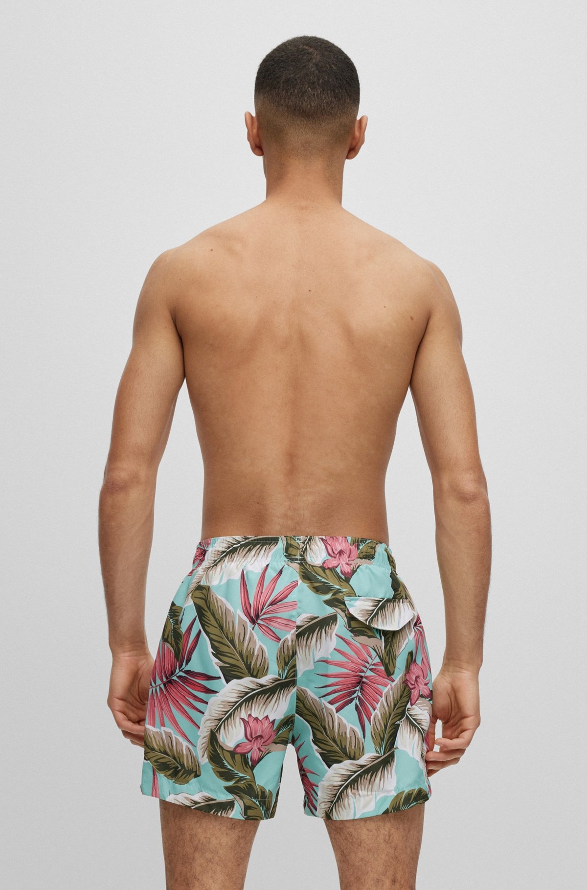 QUICK-DRY SWIM SHORTS - 4