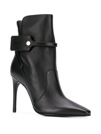 Off-White square-toe ankle booties outlook