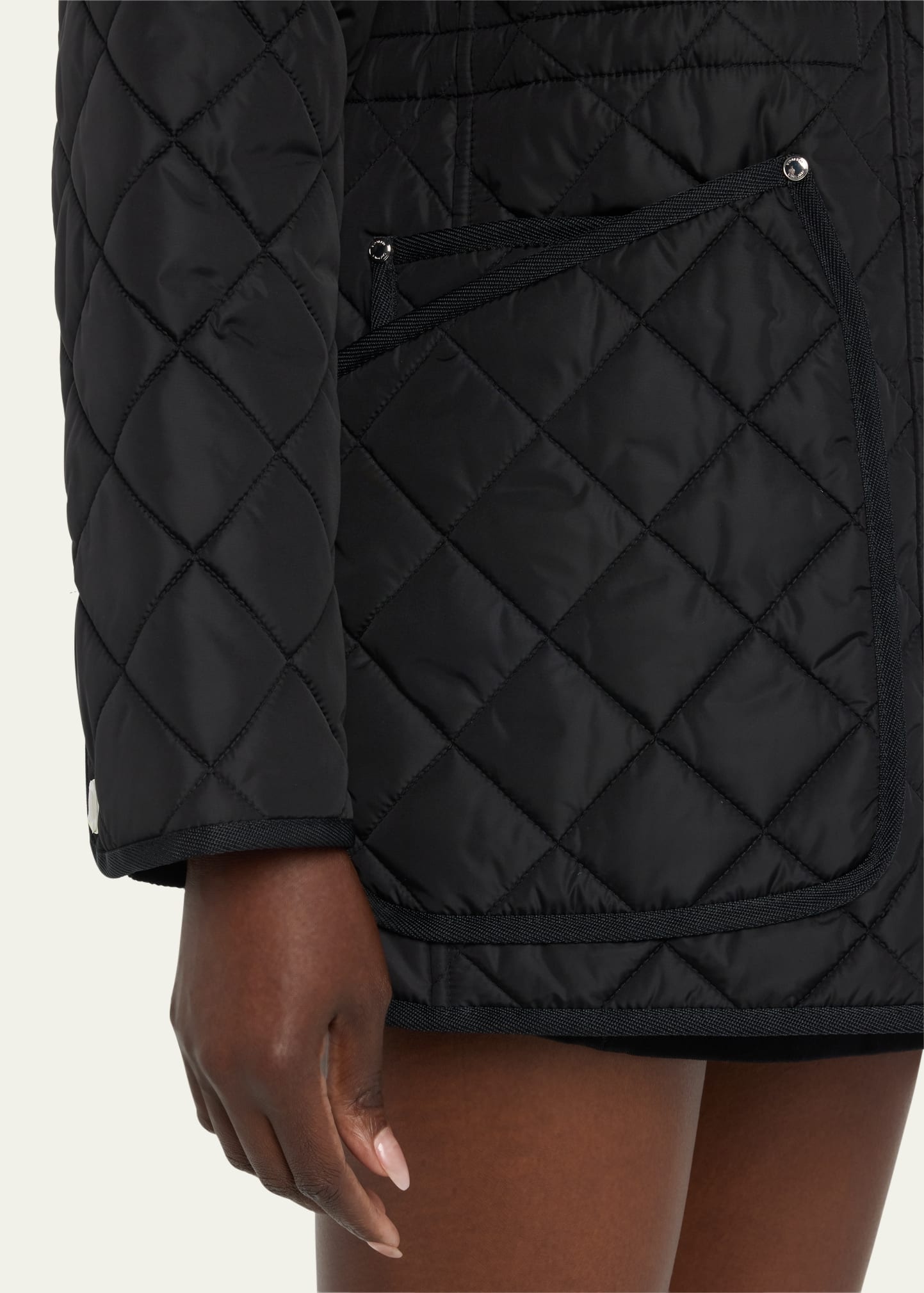 Roxbugh Diamond Quilted Parka Jacket - 1