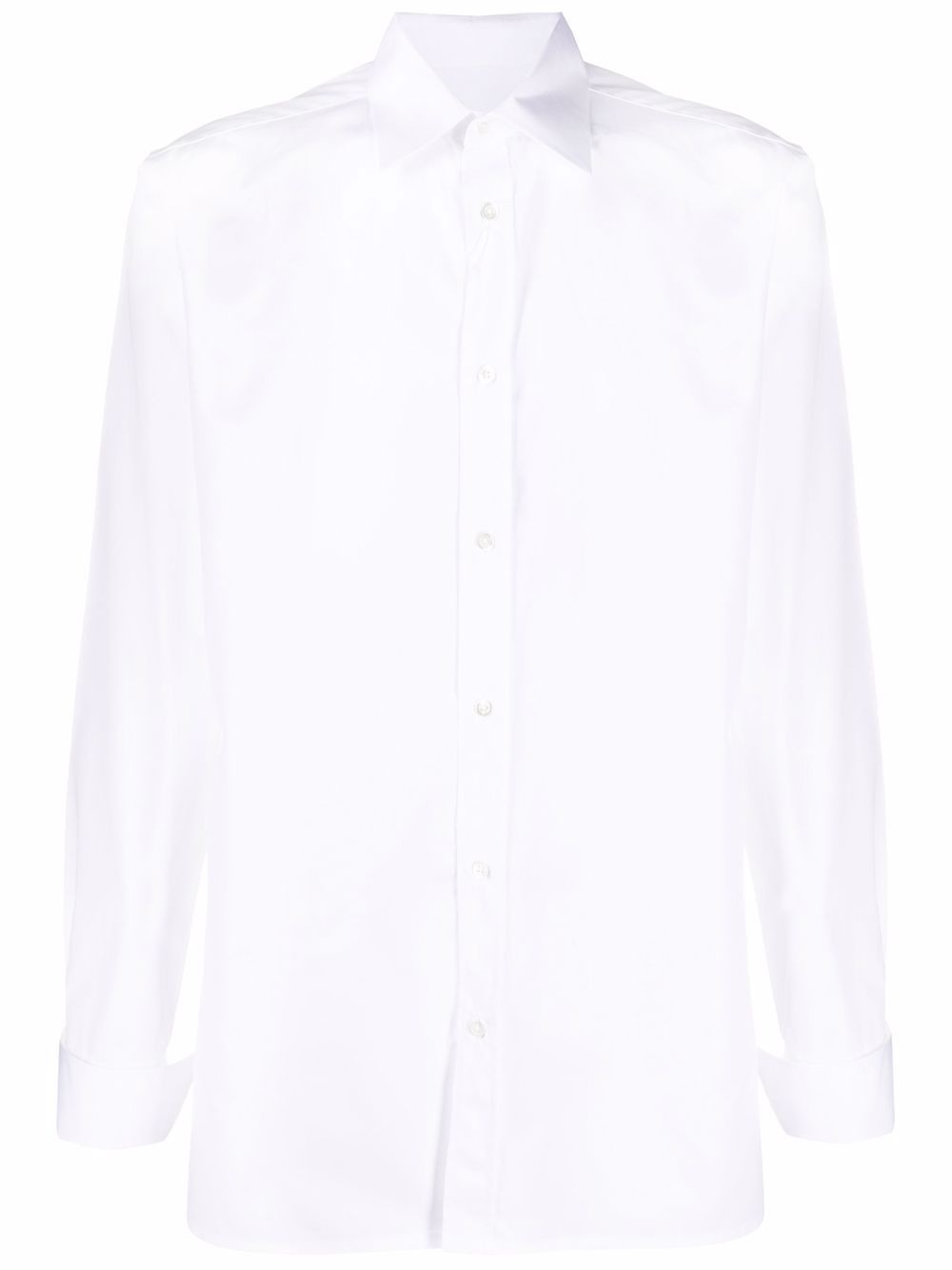 plain button-down shirt - 1