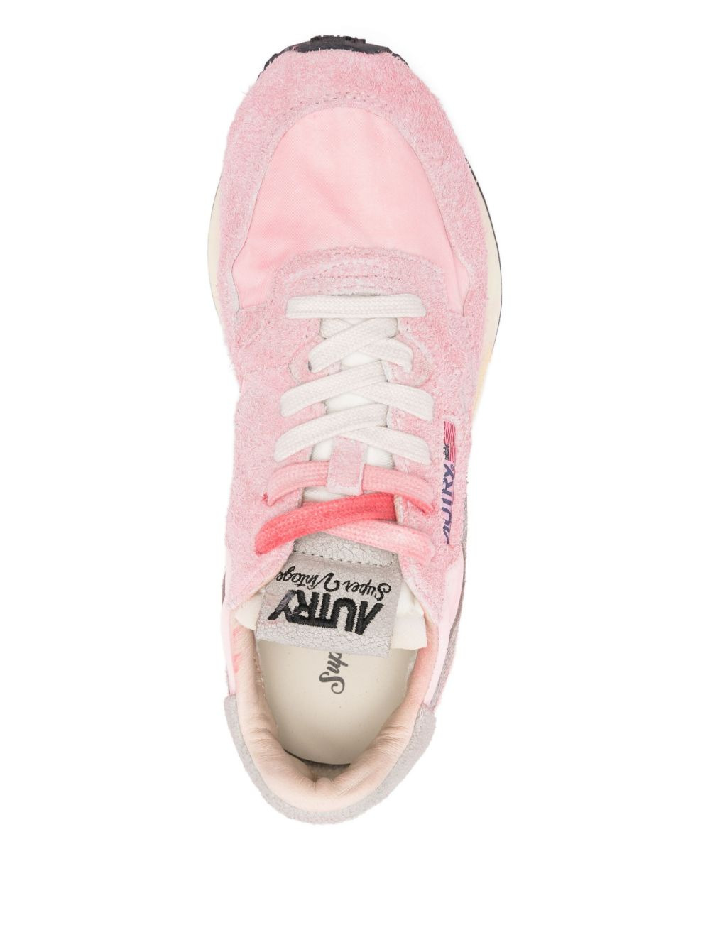Reelwind suede panelled sneakers - 4