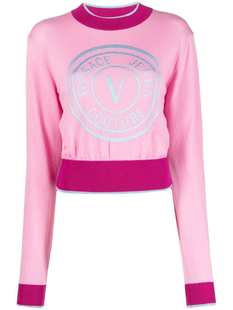 logo-print jumper 1