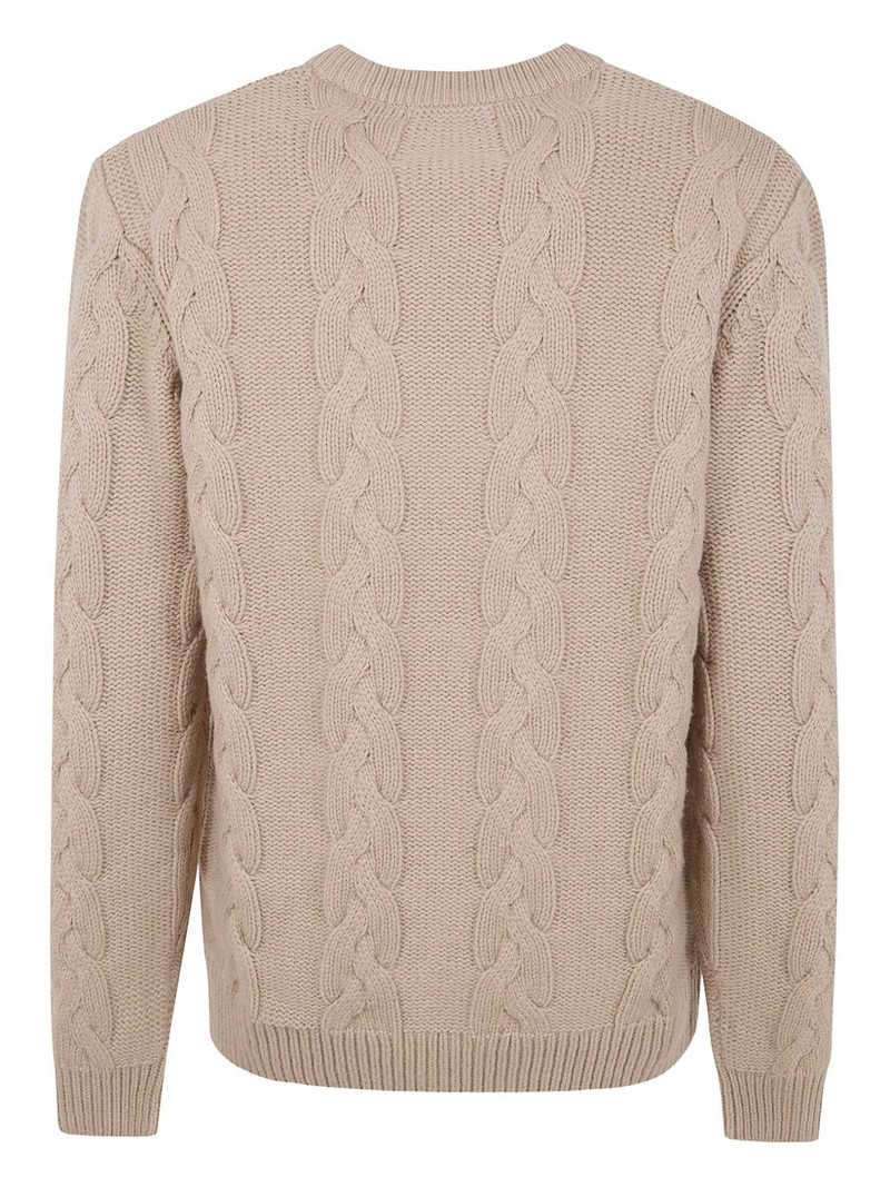 Fred Perry cable-knit sweater outlook