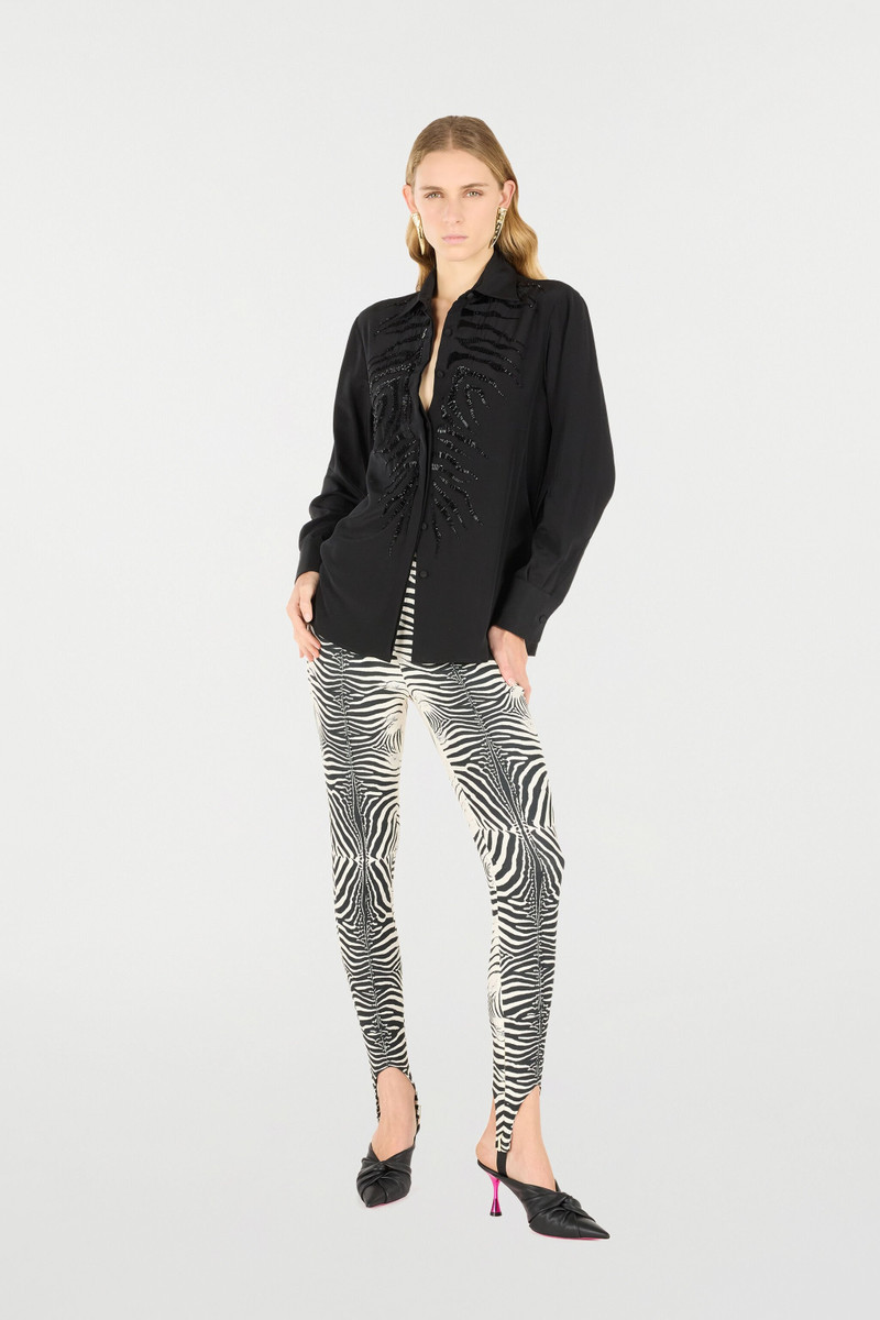 Roberto Cavalli Zebra-Print Leggings outlook