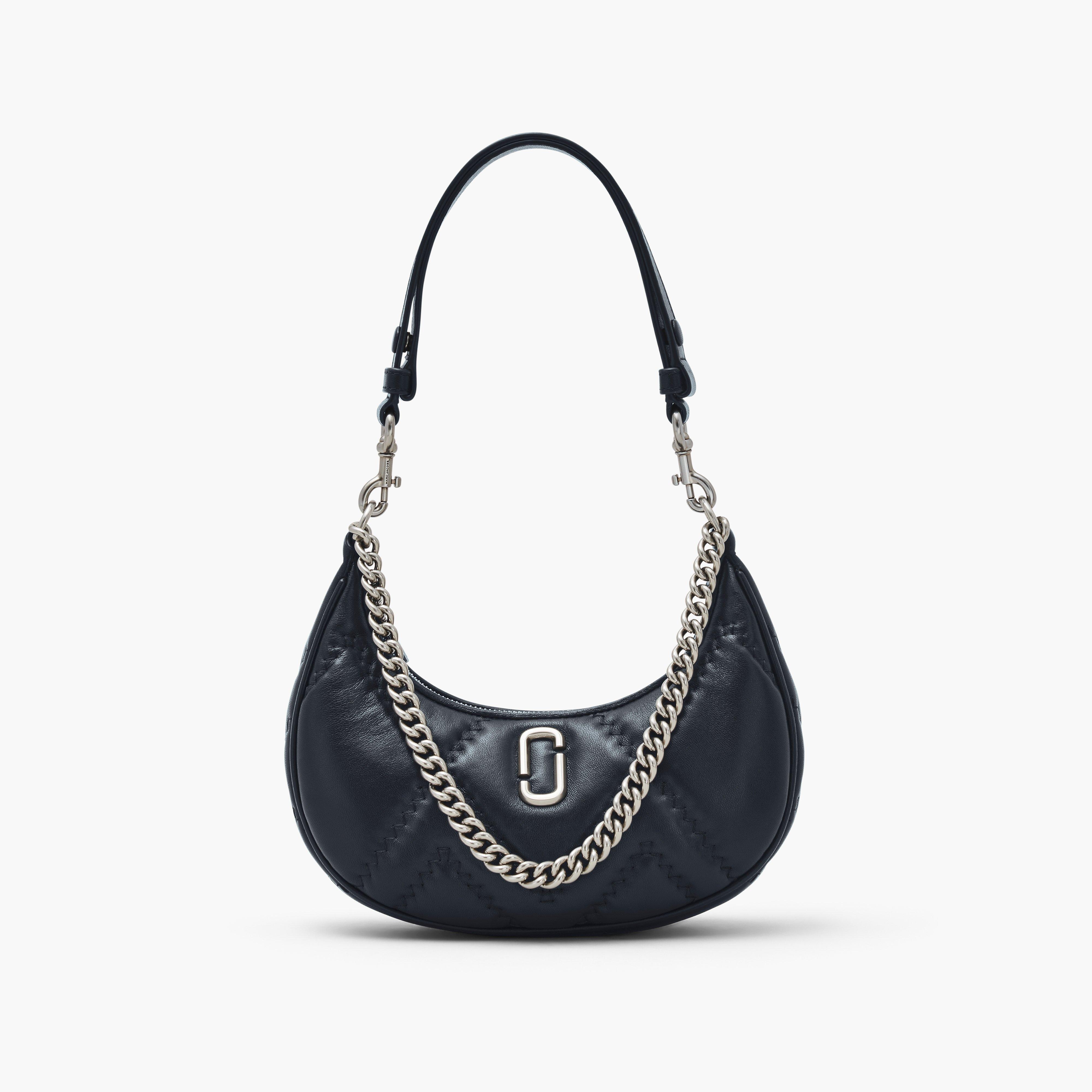 THE QUILTED LEATHER J MARC CURVE BAG - 1