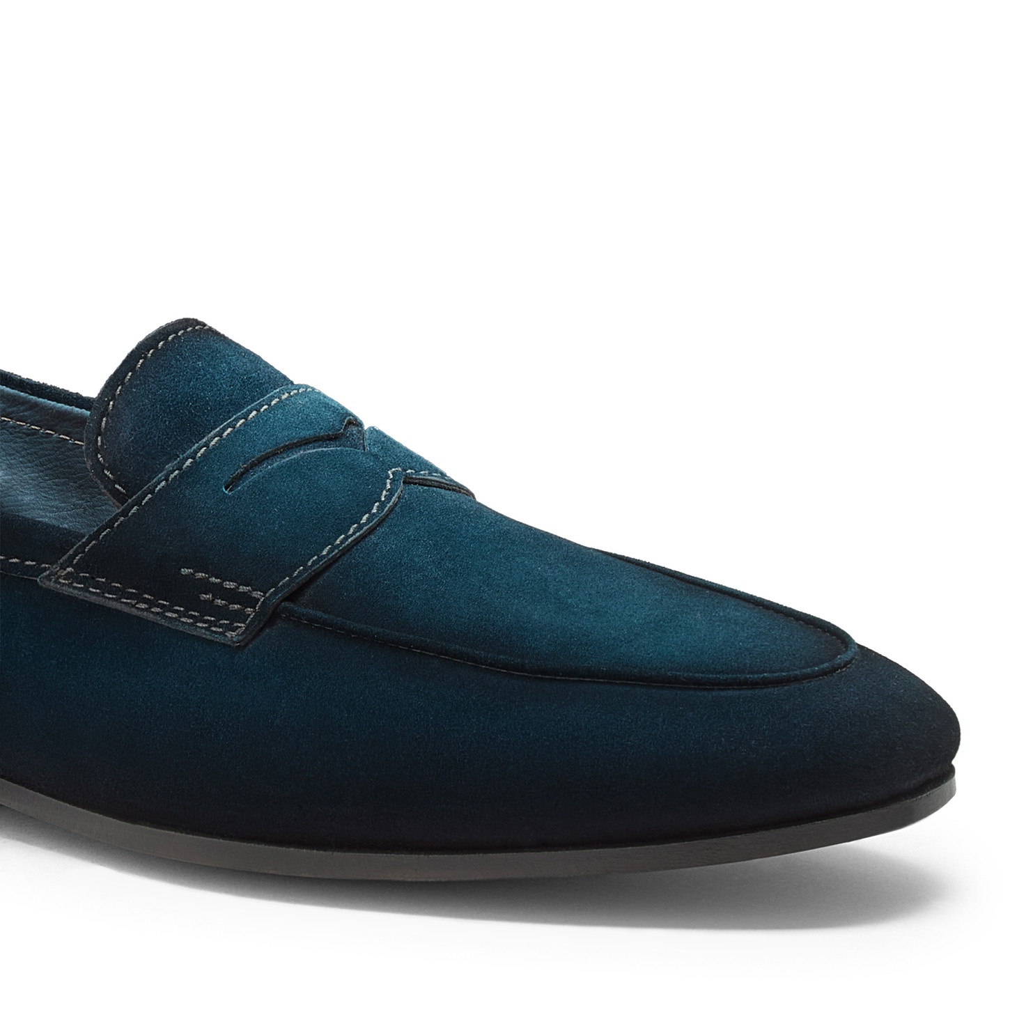 Men's green suede Carlo loafer - 6