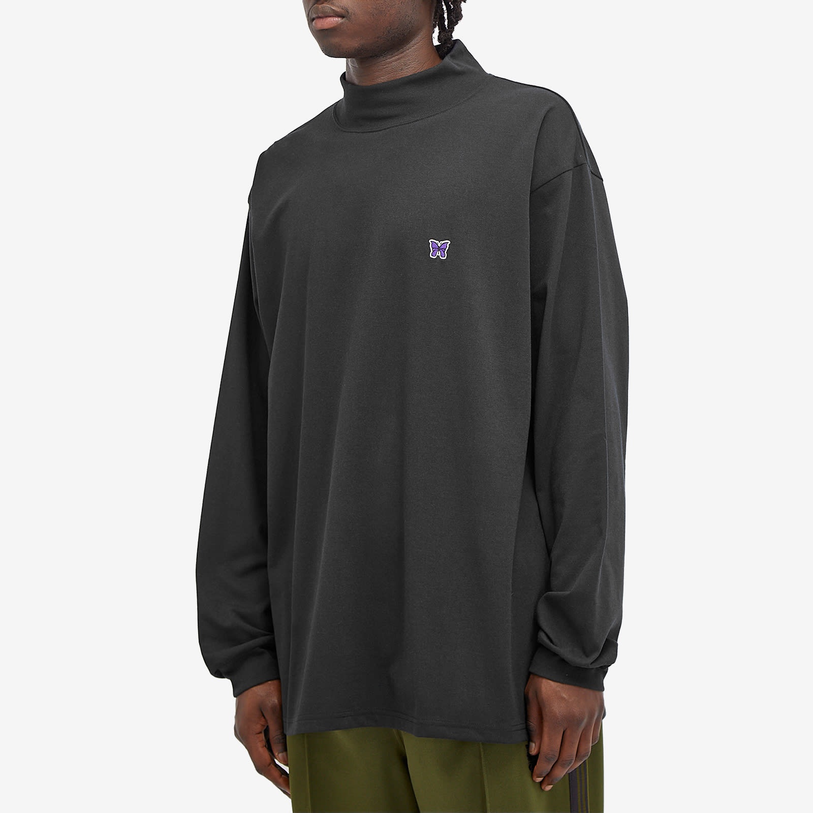 Needles Long Sleeve Mock Neck T-Shirt - 2