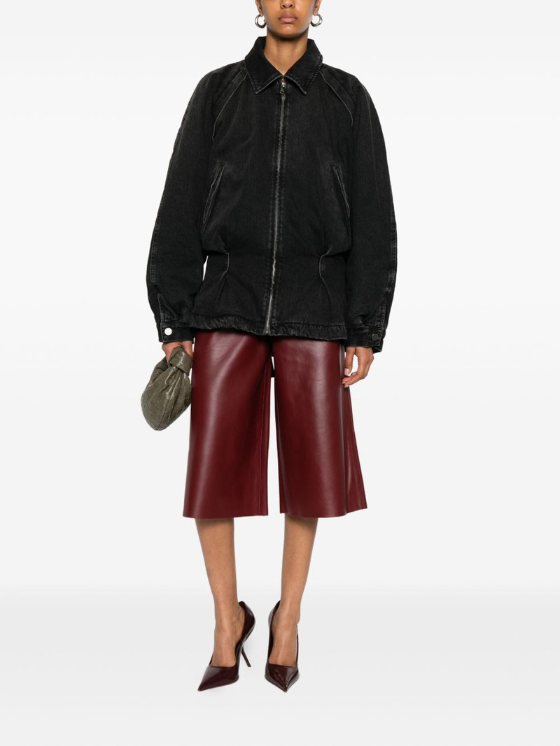 HAIKURE zip-front denim jacket outlook