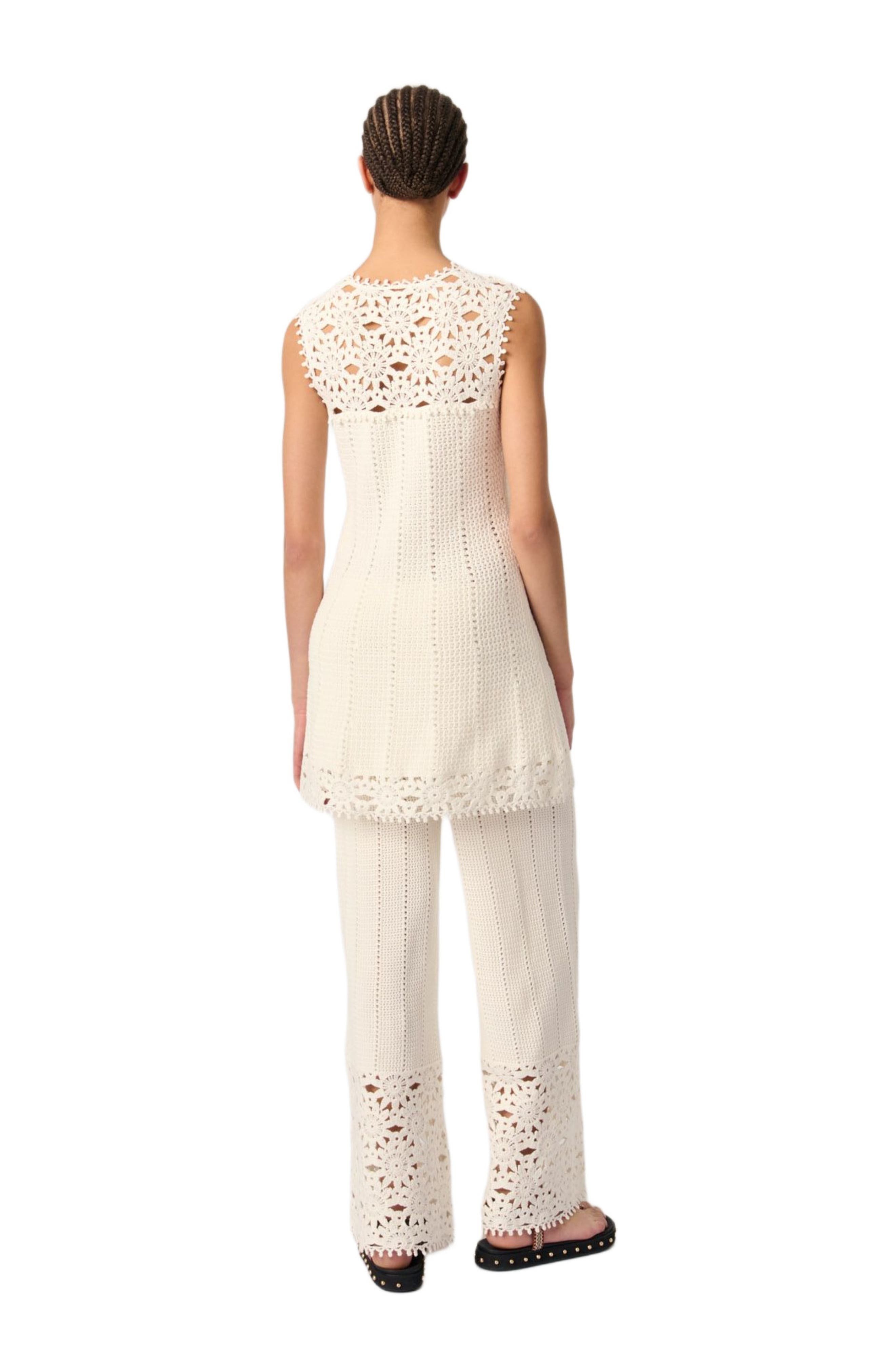 maje Mini crochet dress in White at Nordstrom - 2