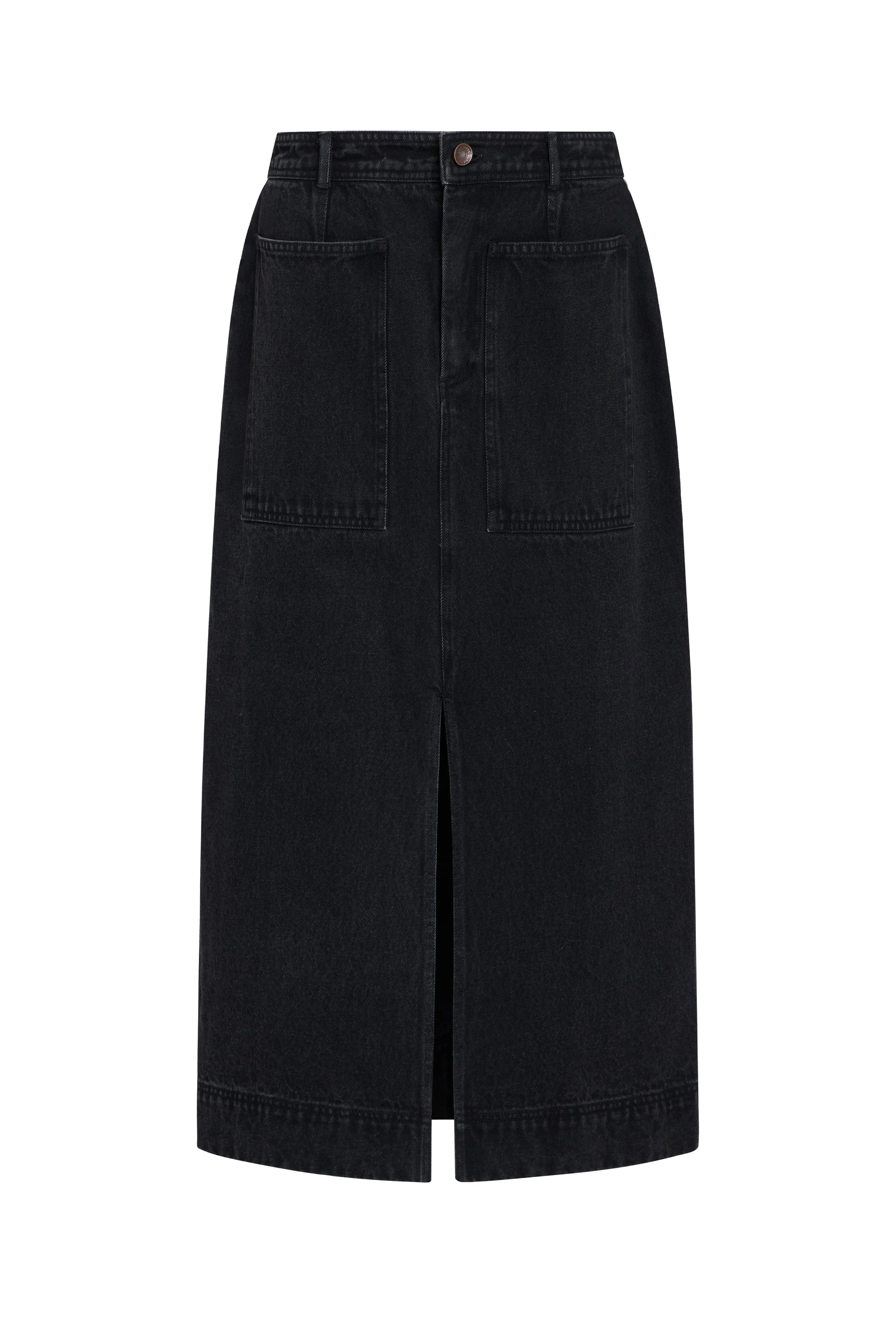 LEIGHTON DENIM SKIRT - 1