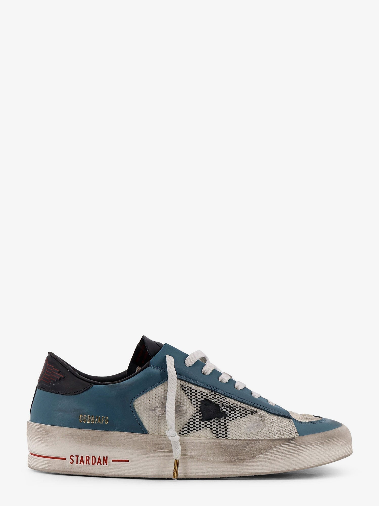 Golden Goose Deluxe Brand Stardan Under Net Star Low-Top Leather Sneakers - 1