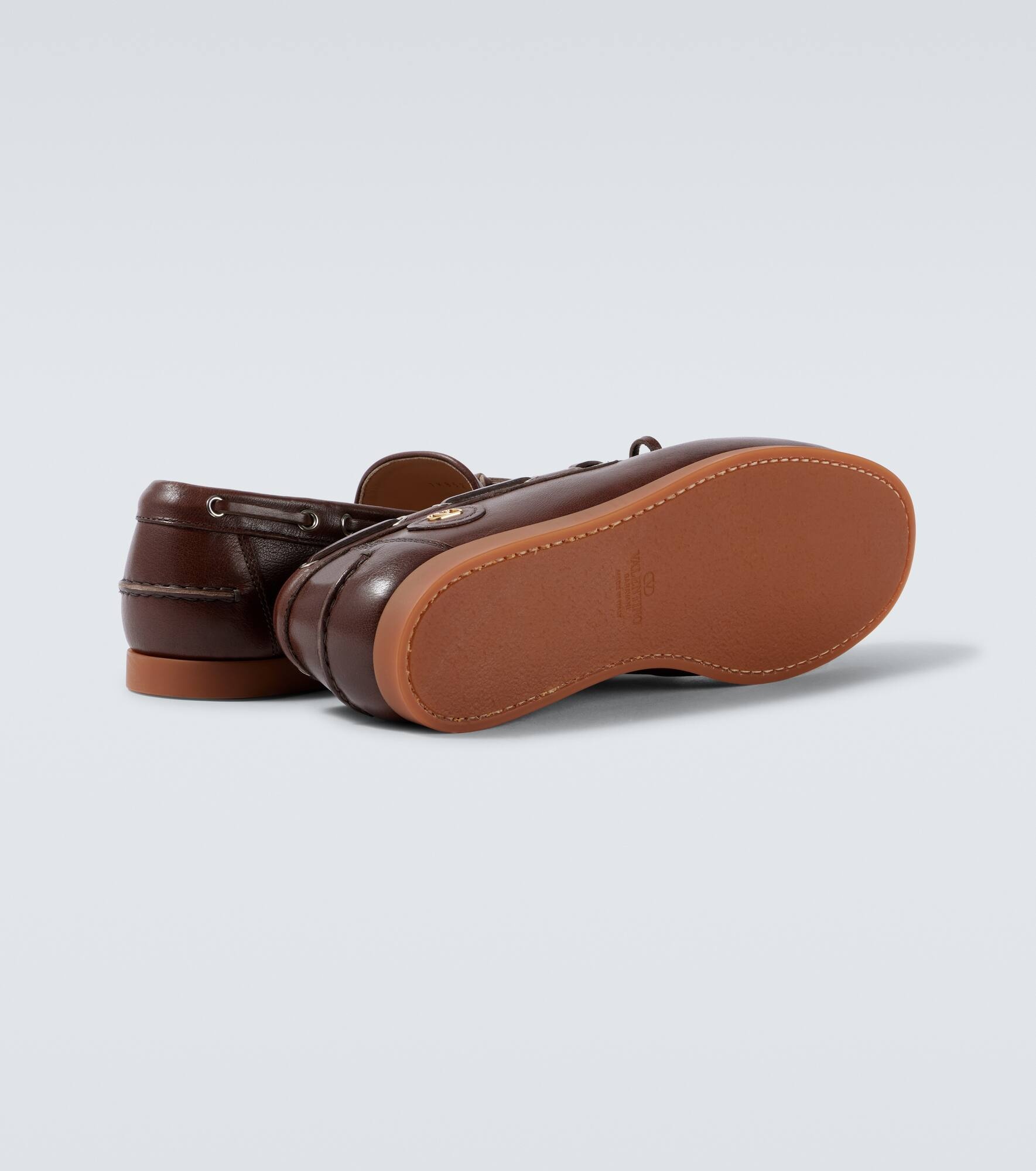 Palm Avenue leather boat shoes - 7