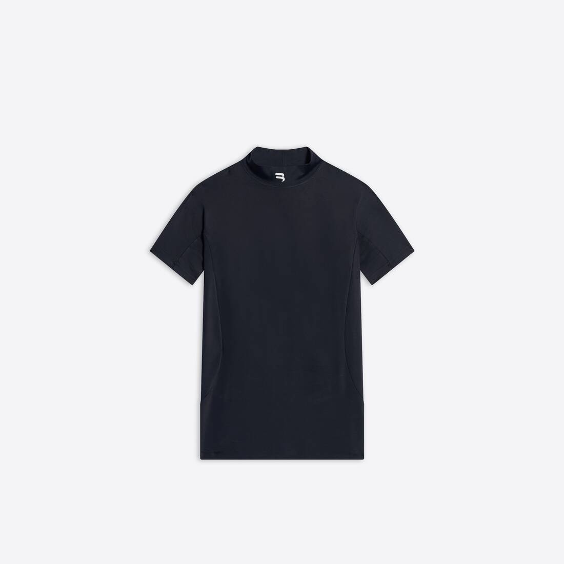 Men's Fitted Short Sleeve Top in Black - 1