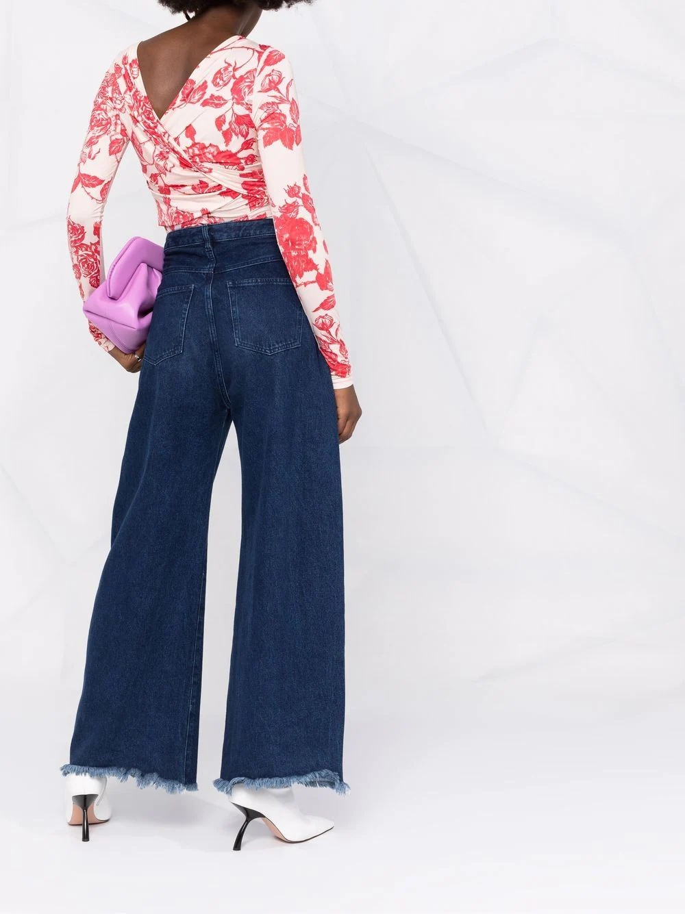 floral-print top - 4