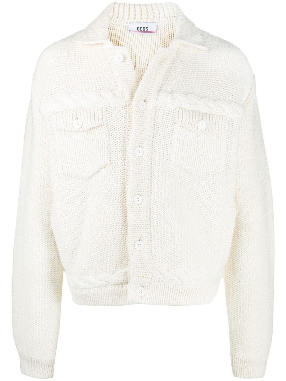 button-down cardigan - 1