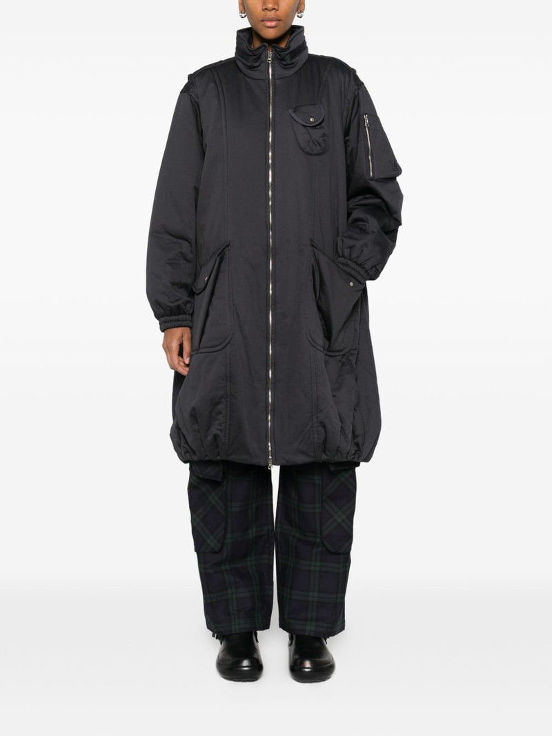 OPEN YY Cargo zip-up oversized coat outlook