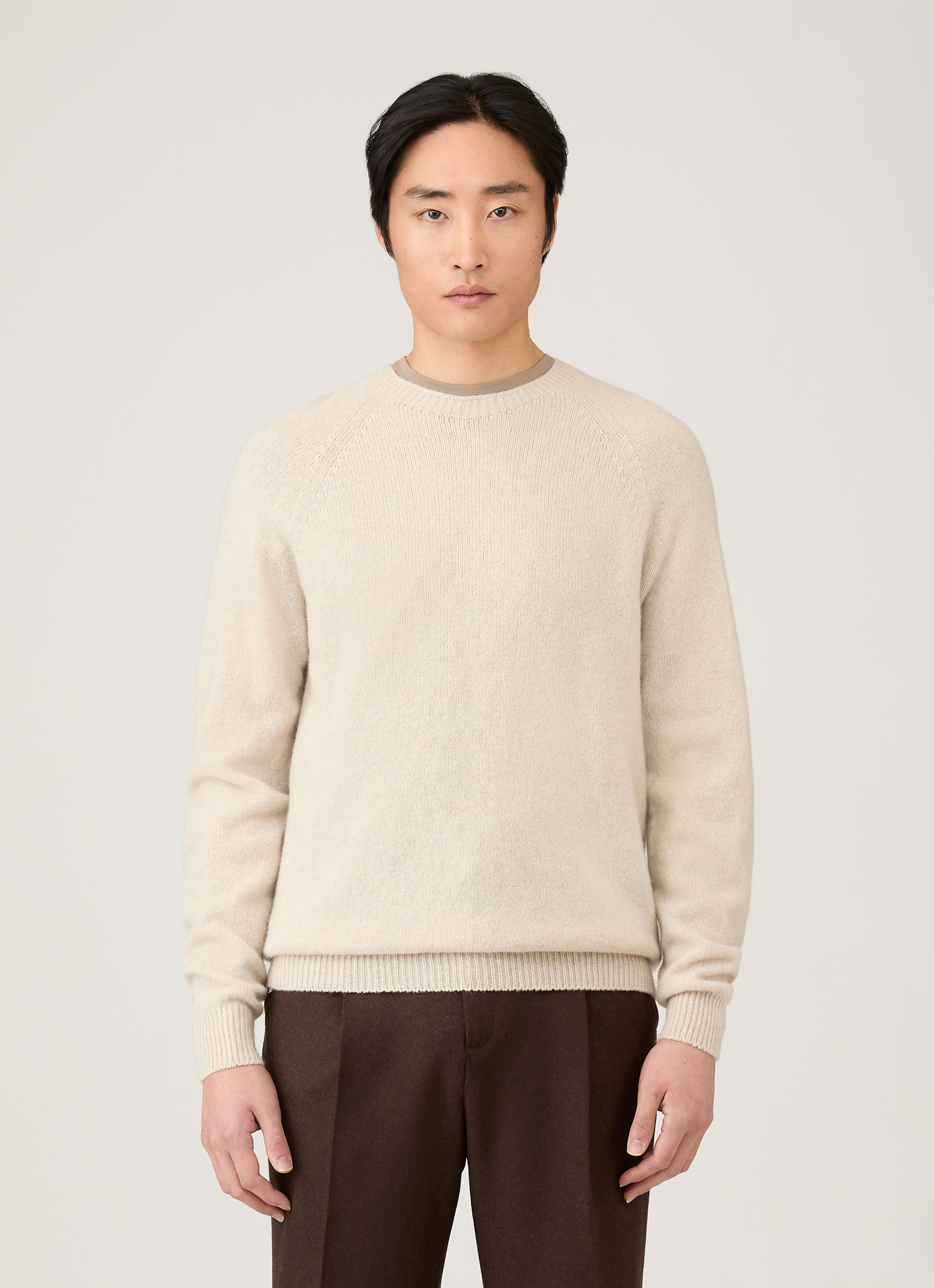 Lambswool Crew Neck Jumper - 2