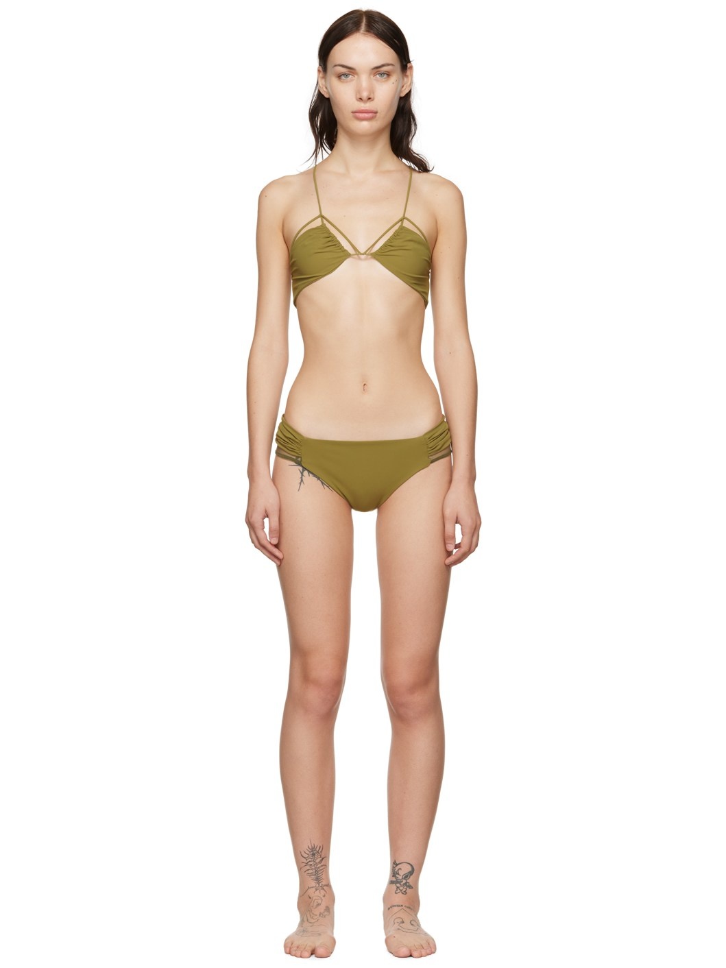 SSENSE Exclusive Khaki Bikini - 1