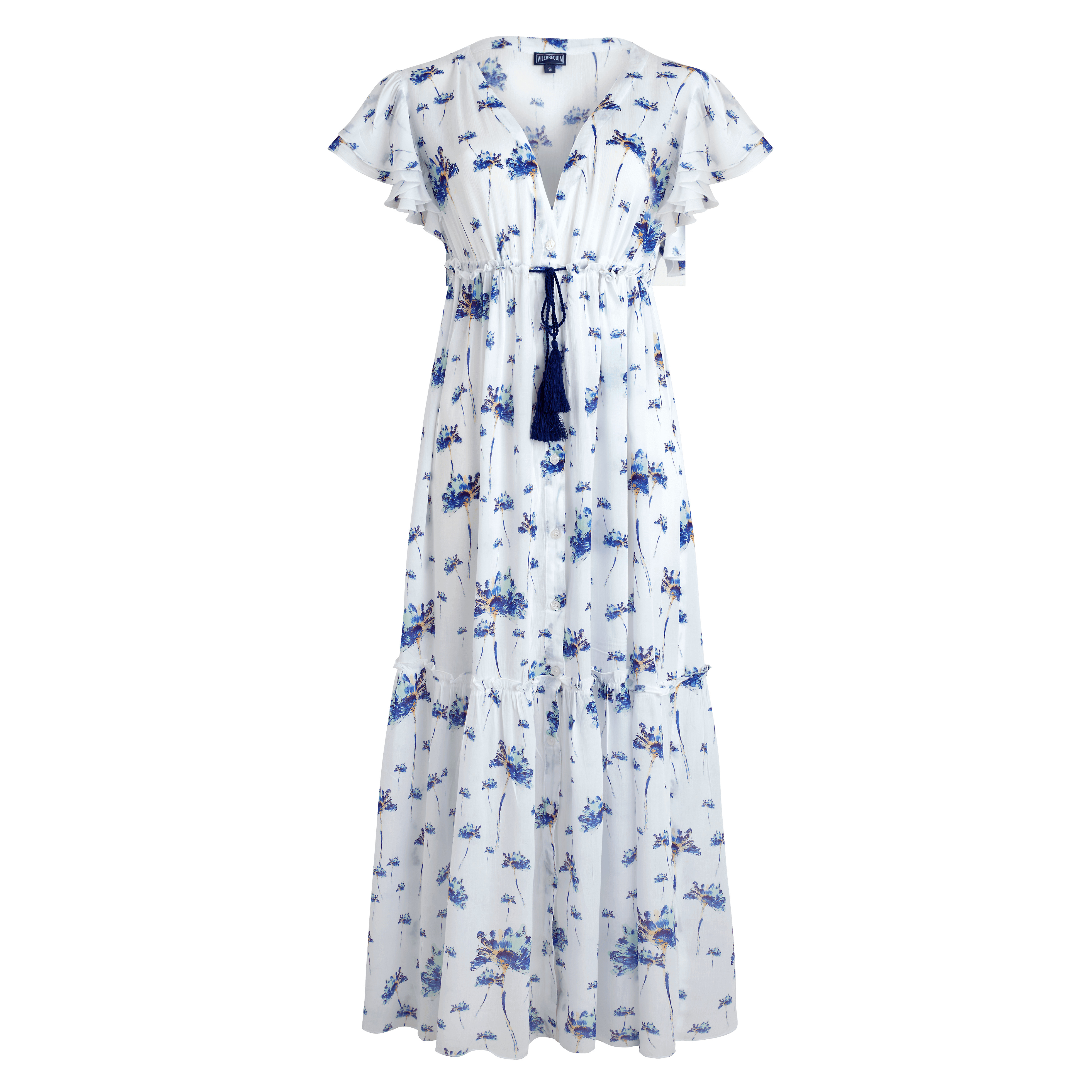 Women Long Viscose Dress Herbier - 1