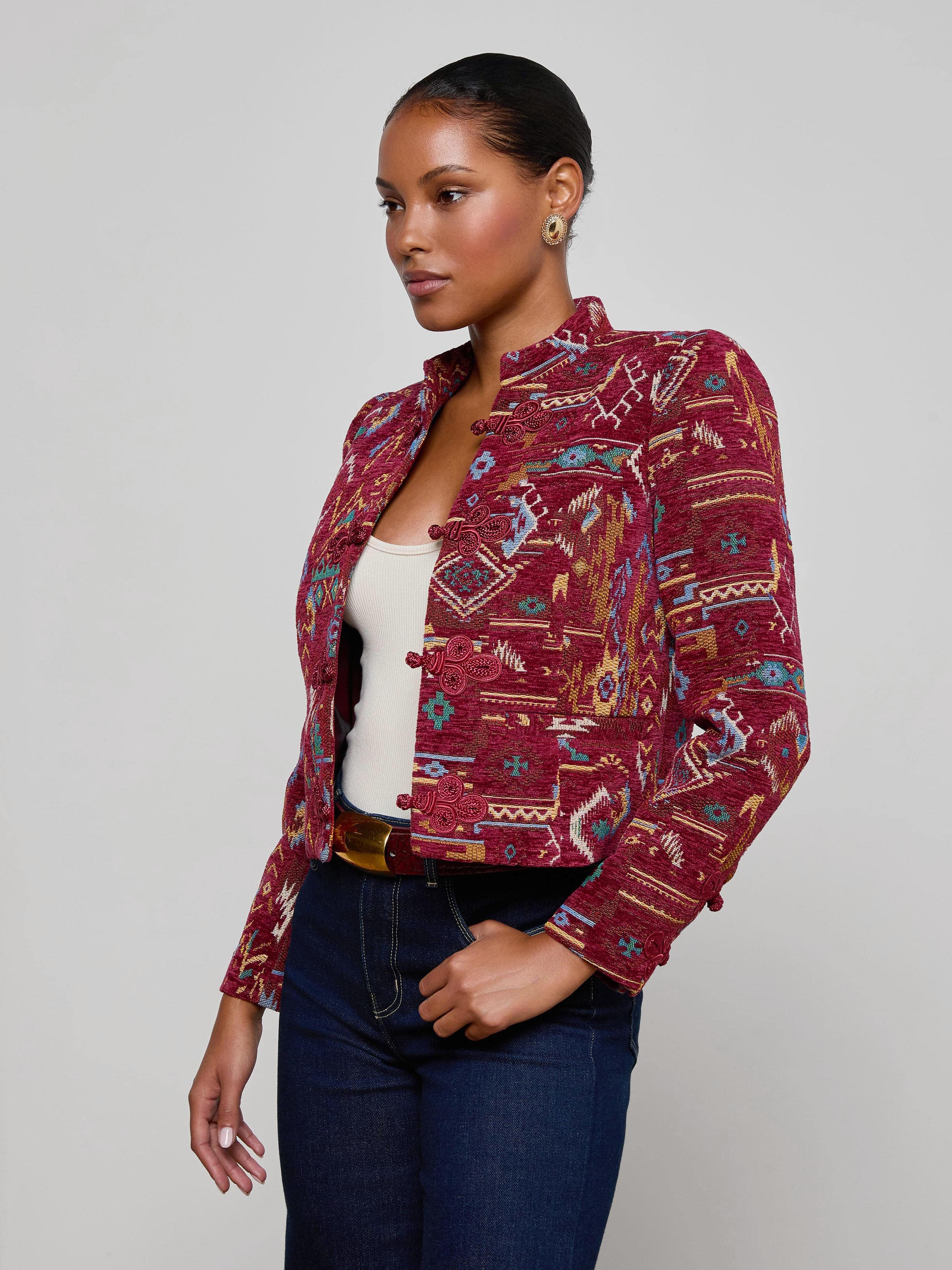 Asha Jacquard Jacket - 3