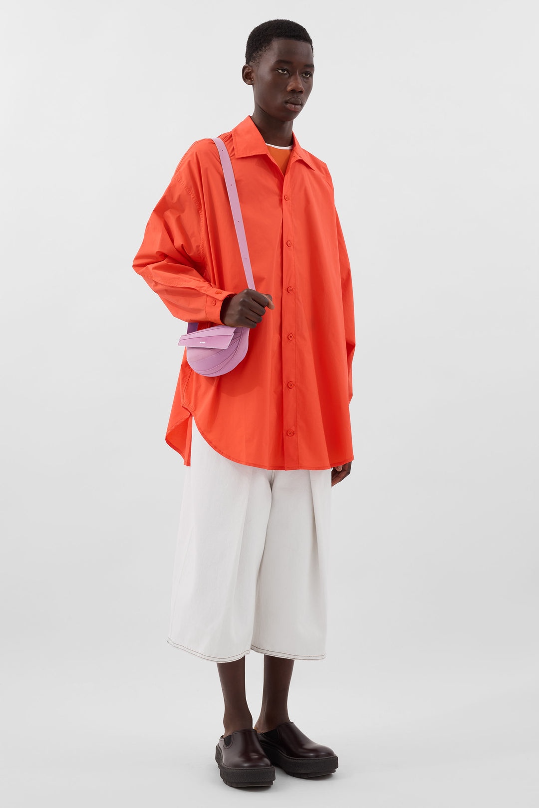 MEGA OVER SHIRT / bright orange - 3