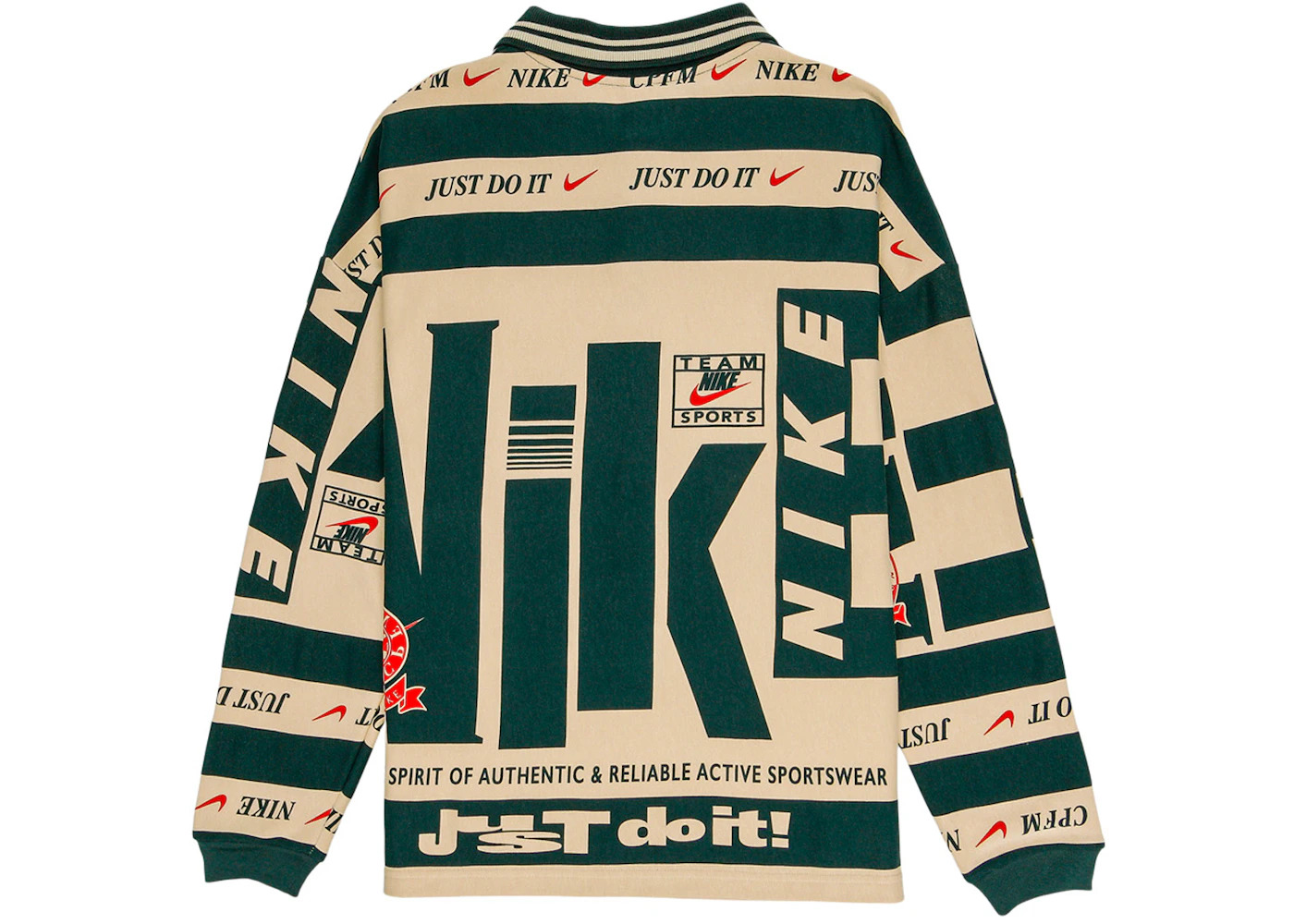 Nike x Cactus Plant Flea Market Longsleeve Polo Natural - 2