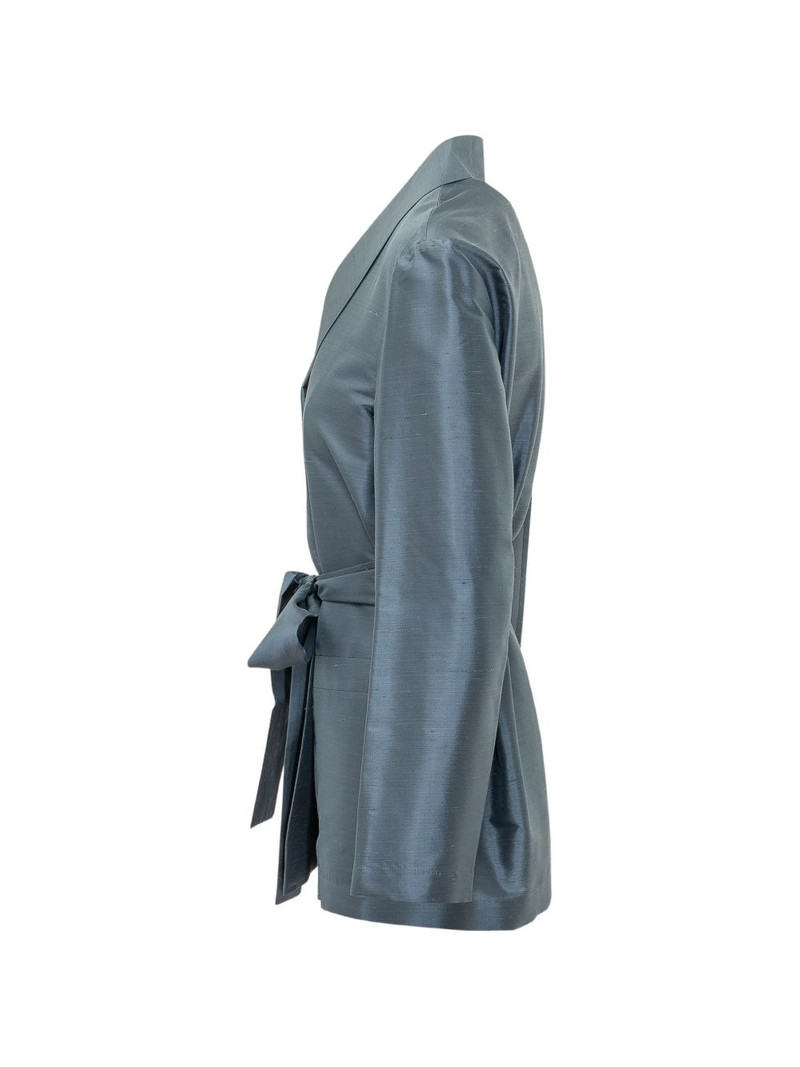 belted silk blazer 3