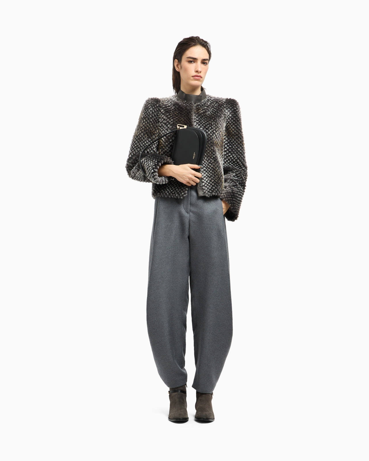 CHINÉ-EFFECT JERSEY JUMPER - 2