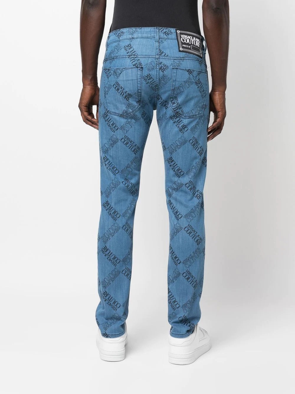 logo-print low-rise jeans - 4