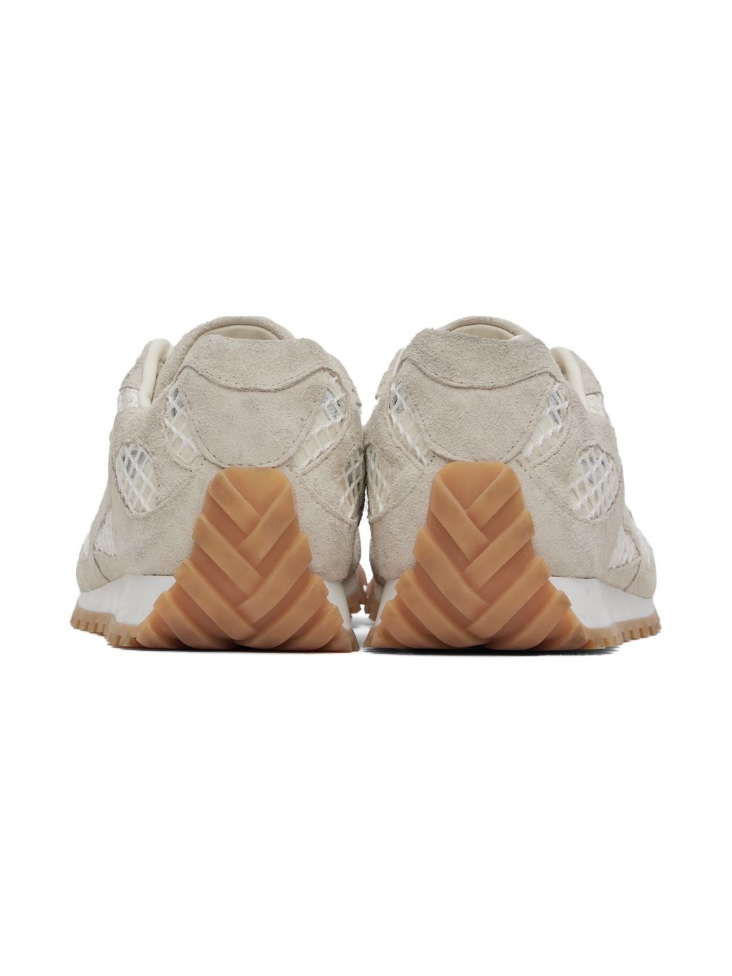 White & Gray Orbit Sneakers - 2