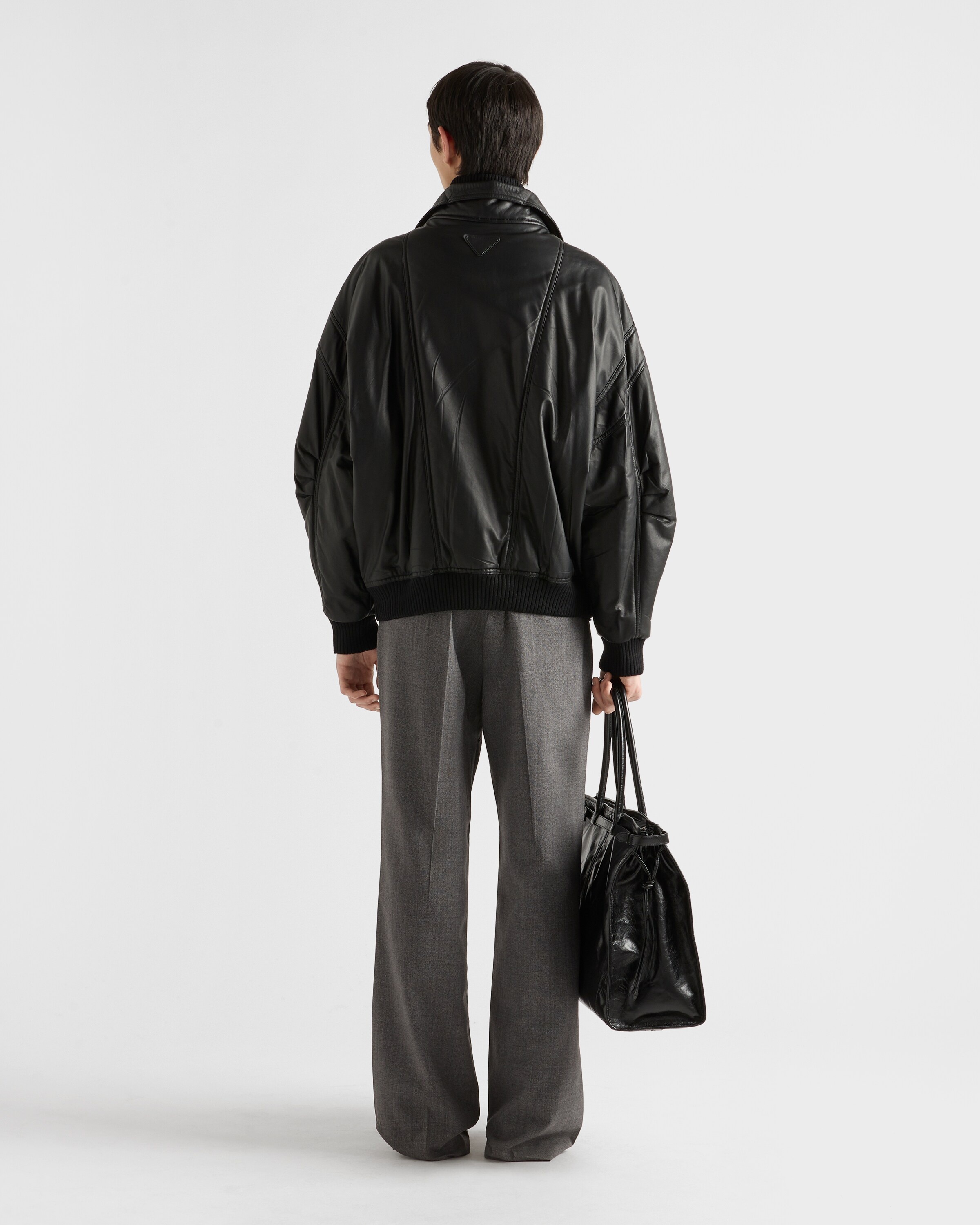 Nappa leather bomber jacket - 5